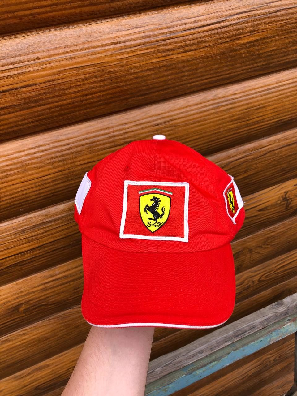 Ferrari × Fila × Vintage Vintage Ferrari cap racing fila red with big logo Size ONE SIZE - 1 Thumbnail