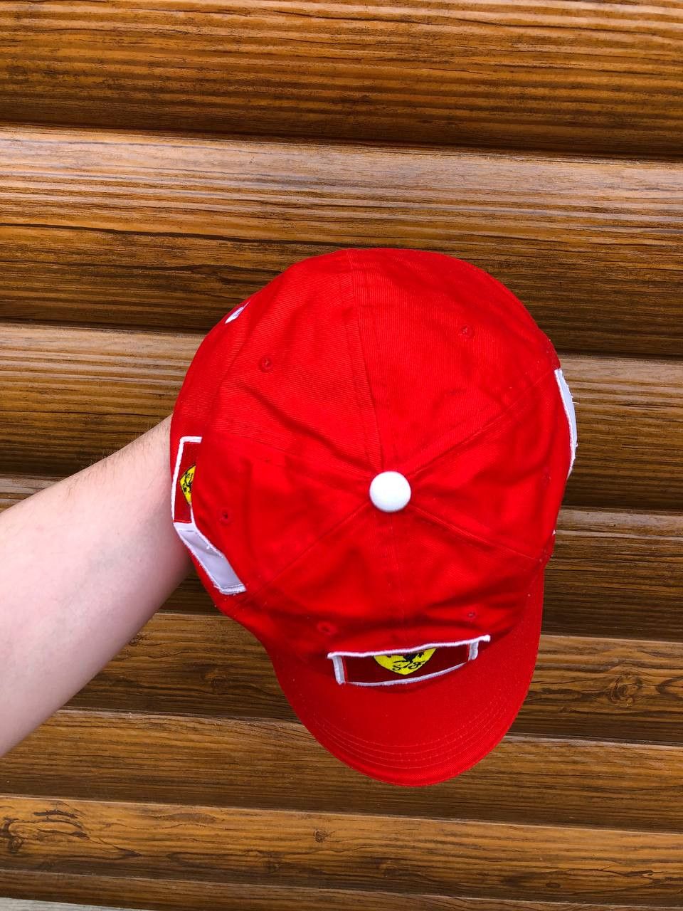 Ferrari × Fila × Vintage Vintage Ferrari cap racing fila red with big logo Size ONE SIZE - 4 Thumbnail