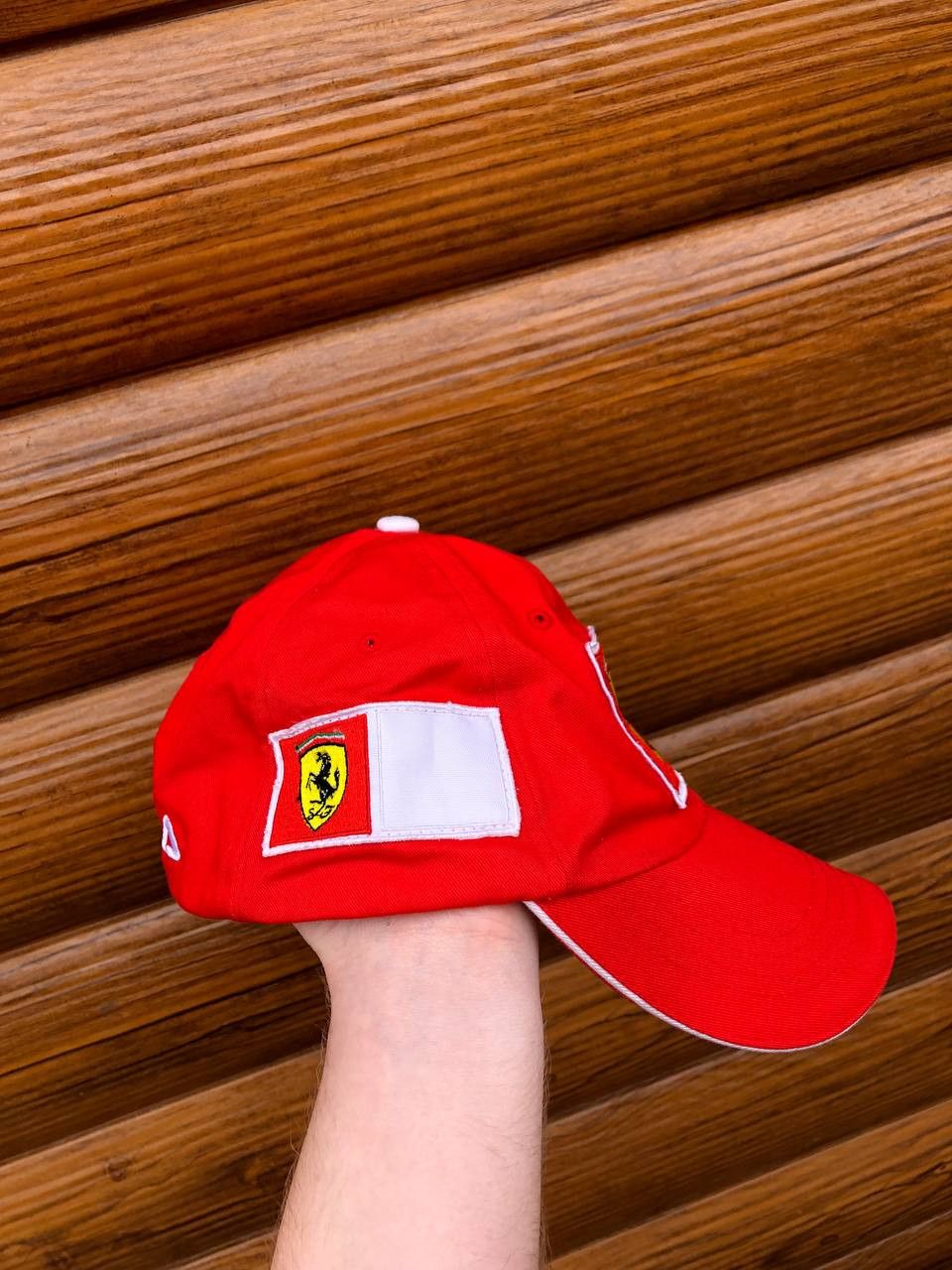 Ferrari × Fila × Vintage Vintage Ferrari cap racing fila red with big logo Size ONE SIZE - 2 Thumbnail