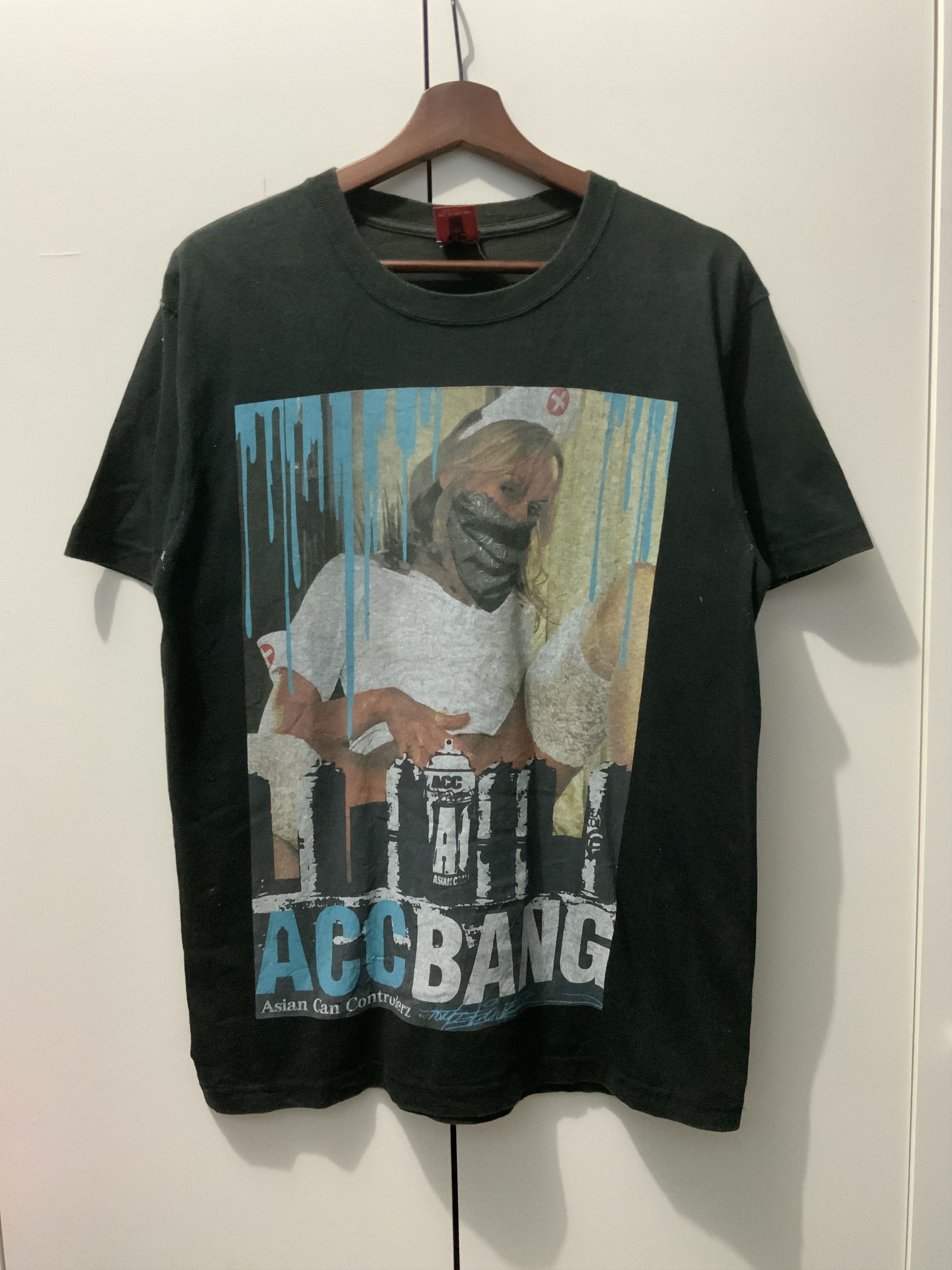 If Six Was Nine Asian Can Controlerz ACC Nurse Pus*y Avant Garde Tee Size US M / EU 48-50 / 2 - 1 Thumbnail