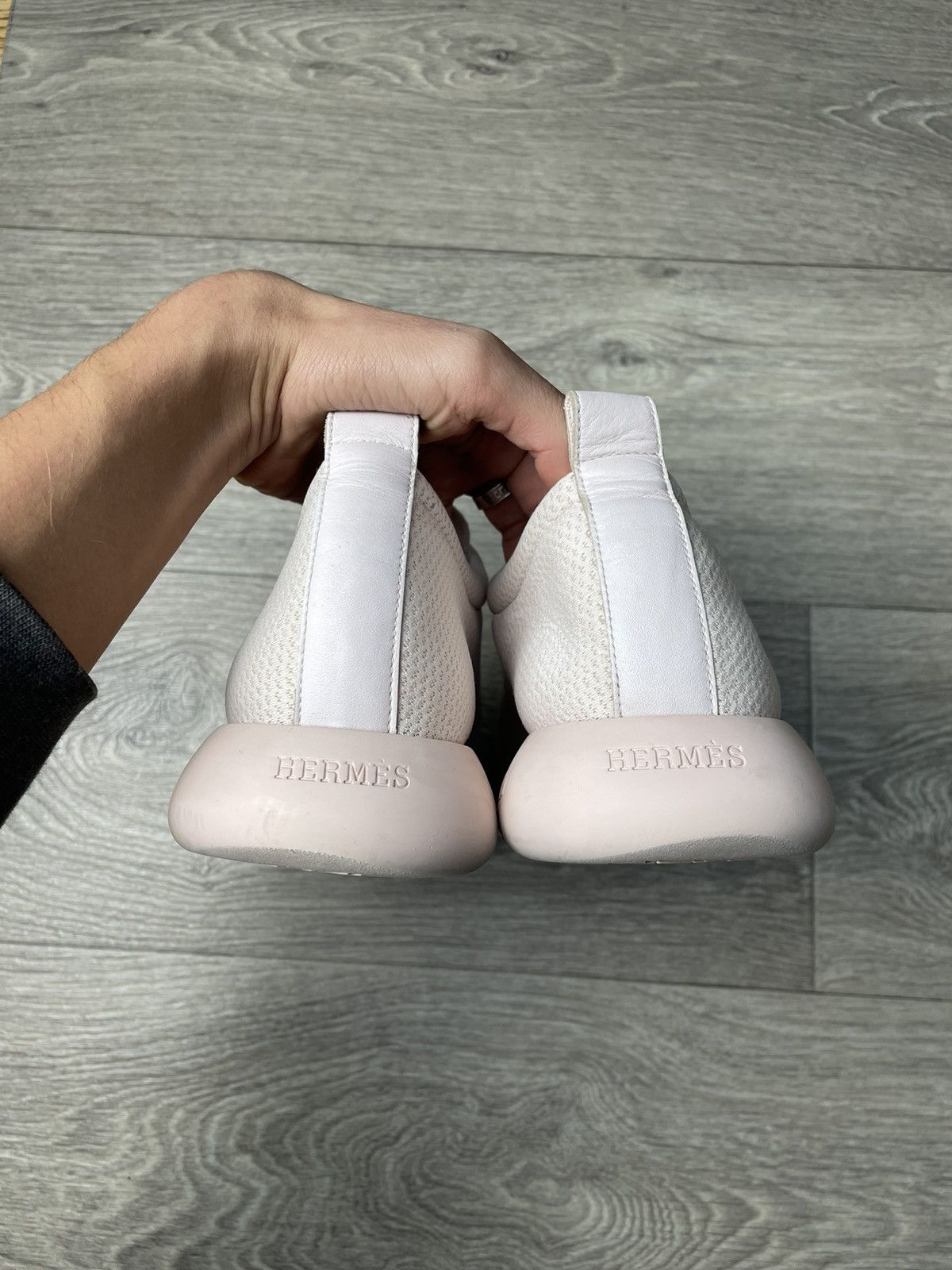 Hermes HERMES 🔥 Mesh Technical Canvas Team Sneakers Size 40 Size US 7 / EU 40 - 5 Thumbnail