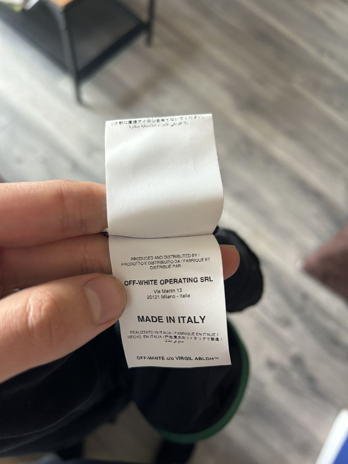 Off-White Off-White Velour Track Jacket Black Green Size US M / EU 48-50 / 2 - 12 Thumbnail