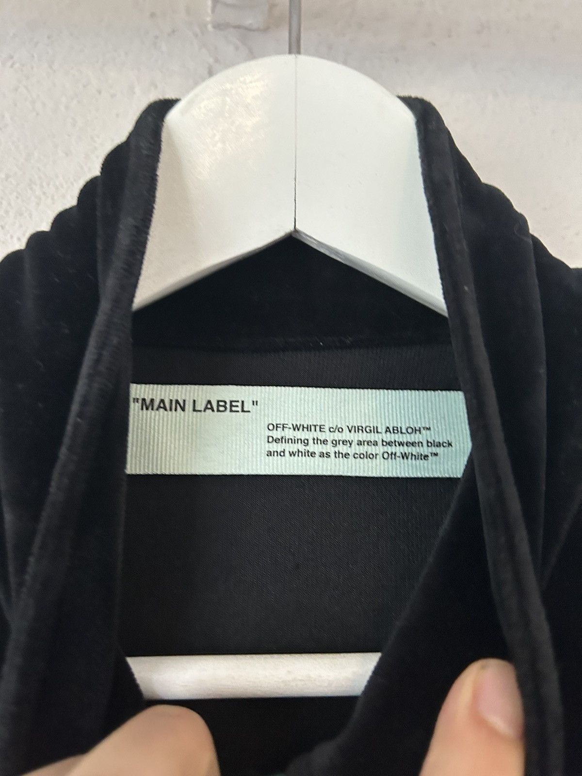 Off-White Off-White Velour Track Jacket Black Green Size US M / EU 48-50 / 2 - 5 Thumbnail