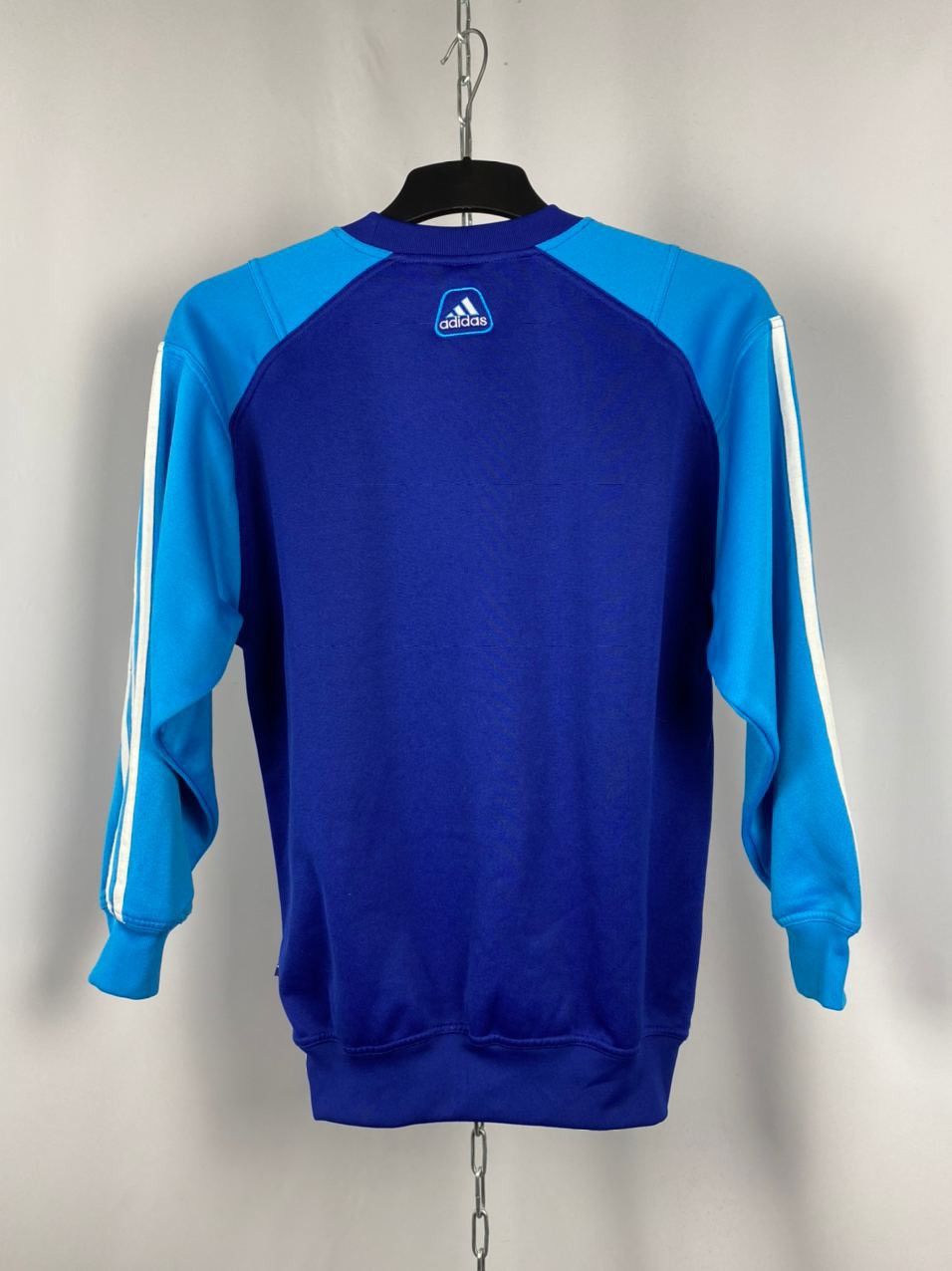 Adidas Adidas vintage sweatshirts blue black size L Size US L / EU 52-54 / 3 - 5 Thumbnail