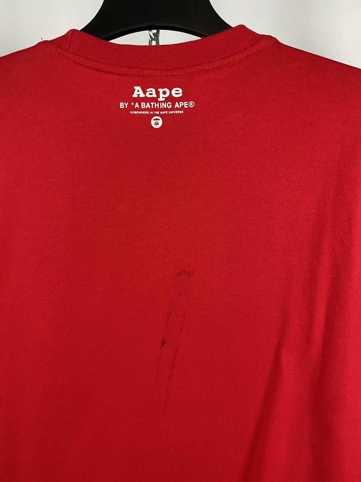 Aape Aape big logo red sweatshirt size XXL Size US XXL / EU 58 / 5 - 7 Thumbnail