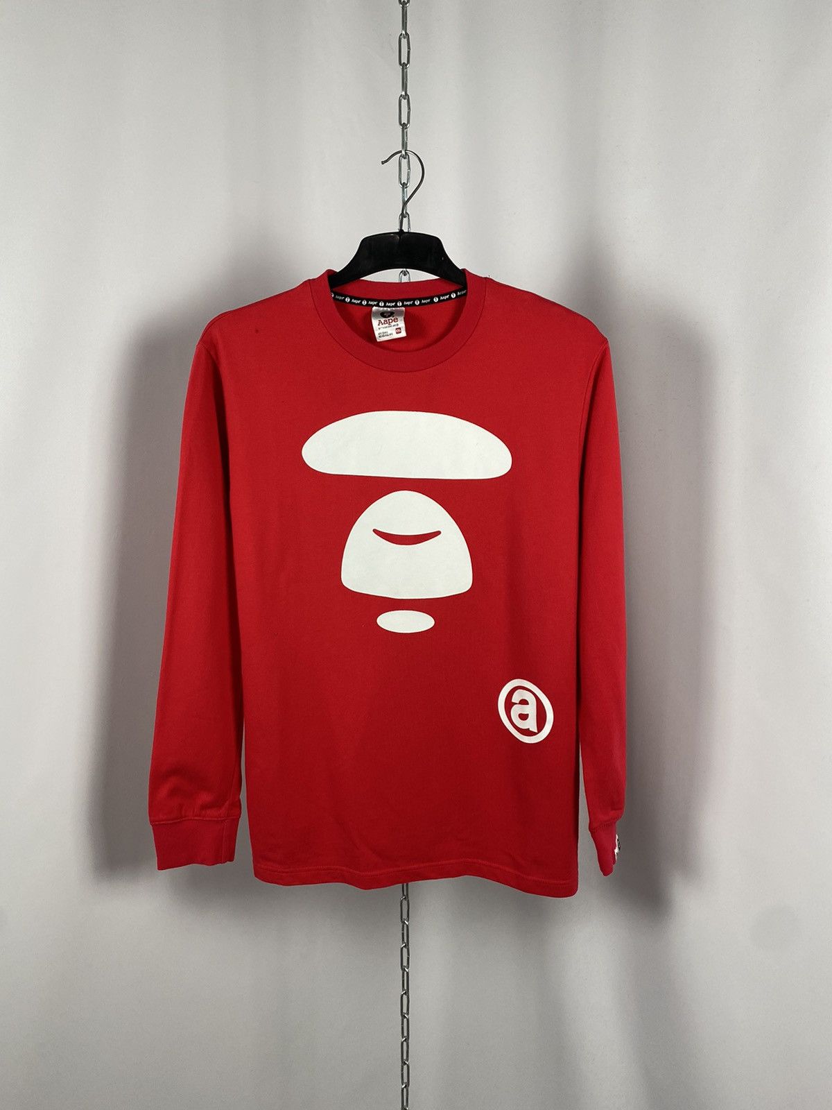 Aape Aape big logo red sweatshirt size XXL Size US XXL / EU 58 / 5 - 1 Thumbnail