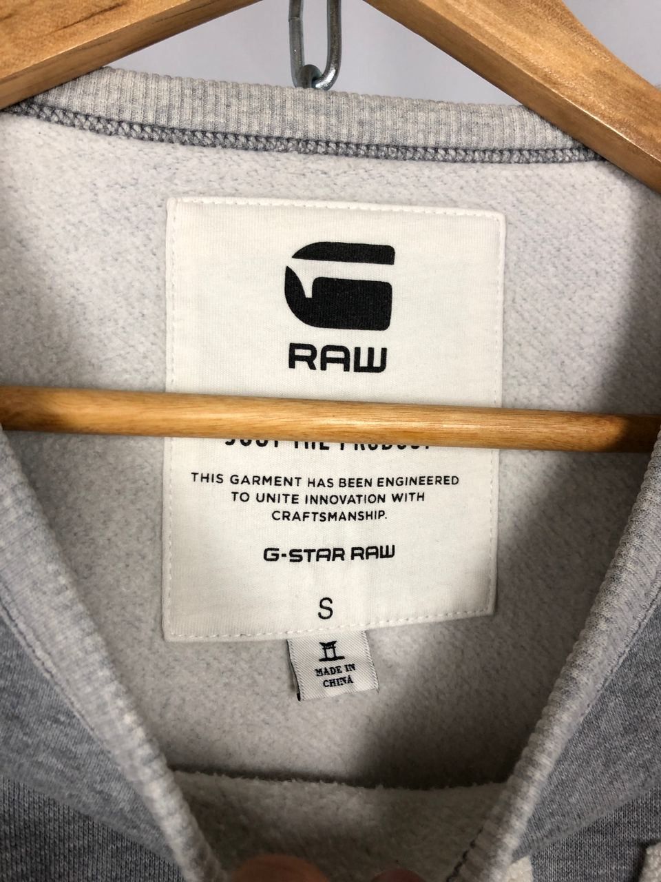 G-Star Men’s Gstar sweatshirt big logo grey size S Size US S / EU 44-46 / 1 - 4 Thumbnail