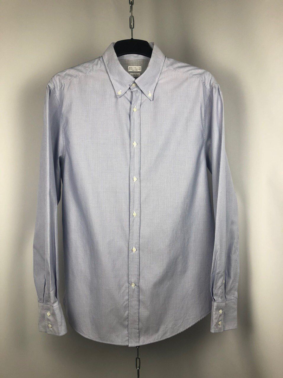 image of Brunello Cucinelli Men’S Brunello Cocinelli Shirts Blue Size Xxl, Men's