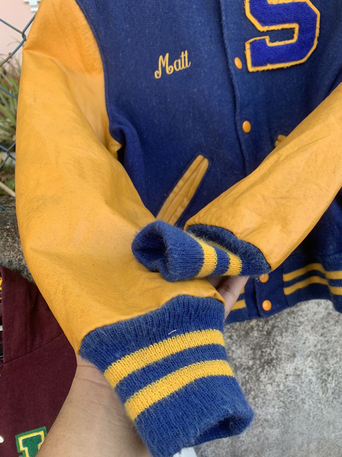 Delong × Vintage Vintage 80s Delong Varsity Jacket Size US M / EU 48-50 / 2 - 7 Thumbnail
