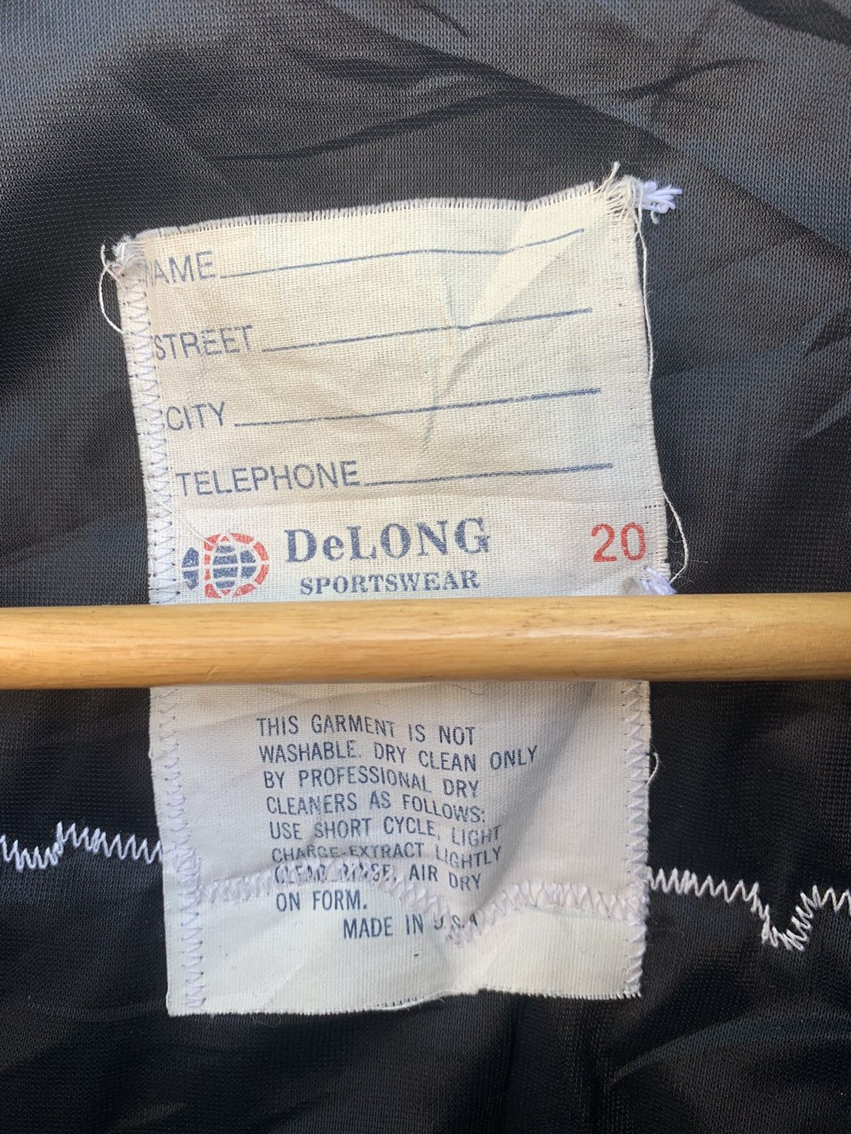 Delong × Vintage Vintage 80s Delong Varsity Jacket Size US M / EU 48-50 / 2 - 11 Thumbnail
