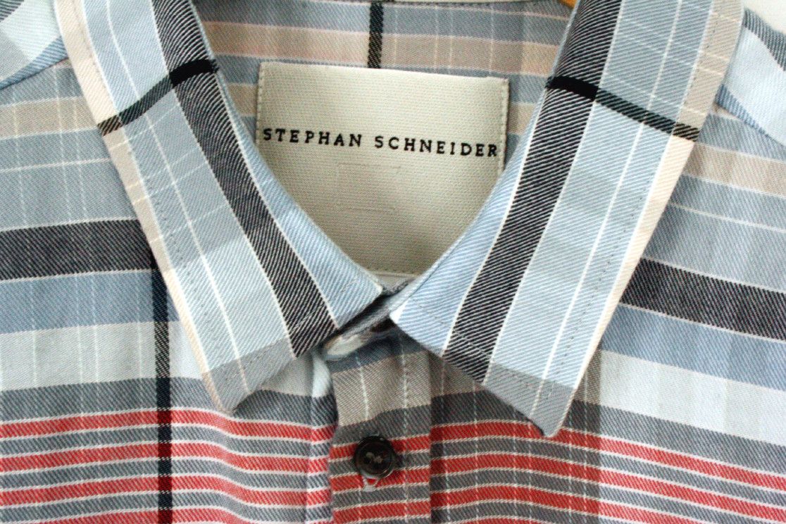 Stephan Schneider Stephan Schneider Plaid Tartan Cotton Twill Shirt Size US S / EU 44-46 / 1 - 6 Thumbnail