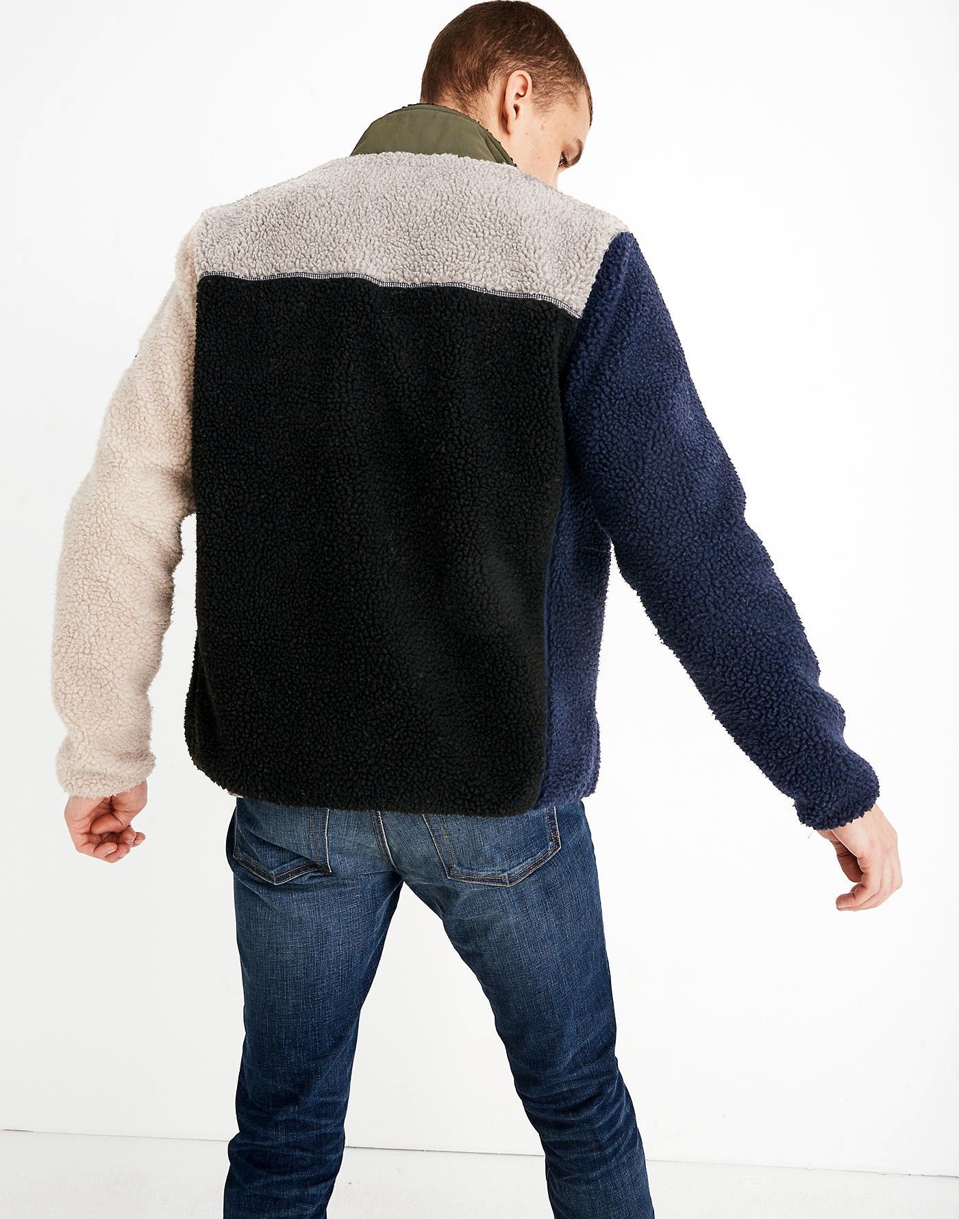 Penfield Penfield Mattawa Supreme Fleece Sherpa Color Block Jacket Size US S / EU 44-46 / 1 - 7 Thumbnail