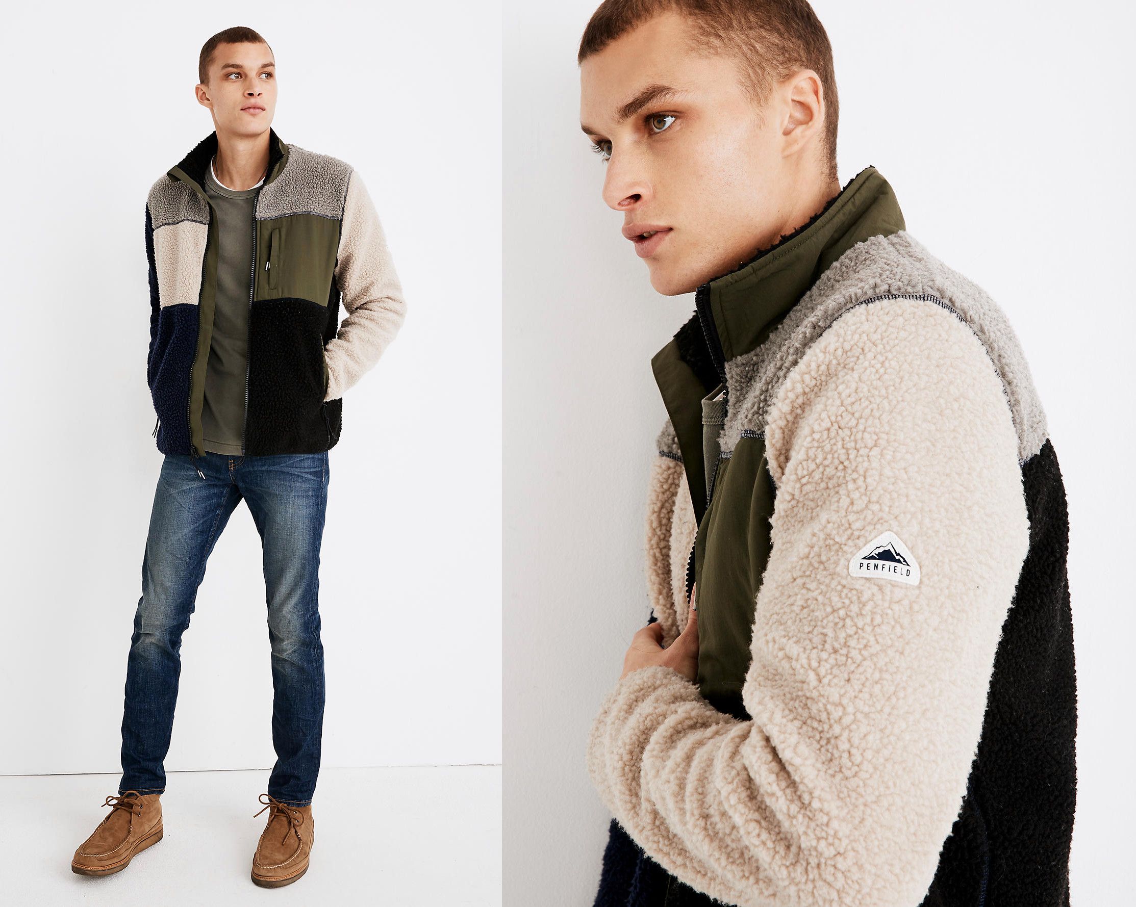 Penfield Penfield Mattawa Supreme Fleece Sherpa Color Block Jacket Size US S / EU 44-46 / 1 - 6 Thumbnail