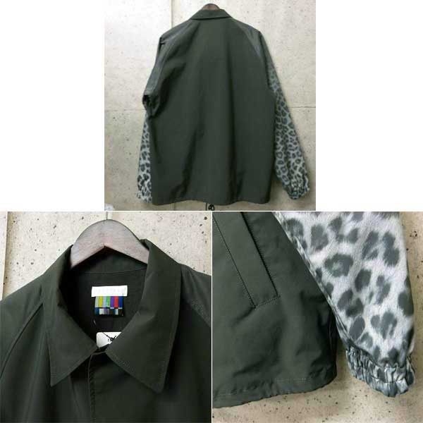 Facetasm Facetasm Leopard Raglan Coach Varsity Jacket Supreme 