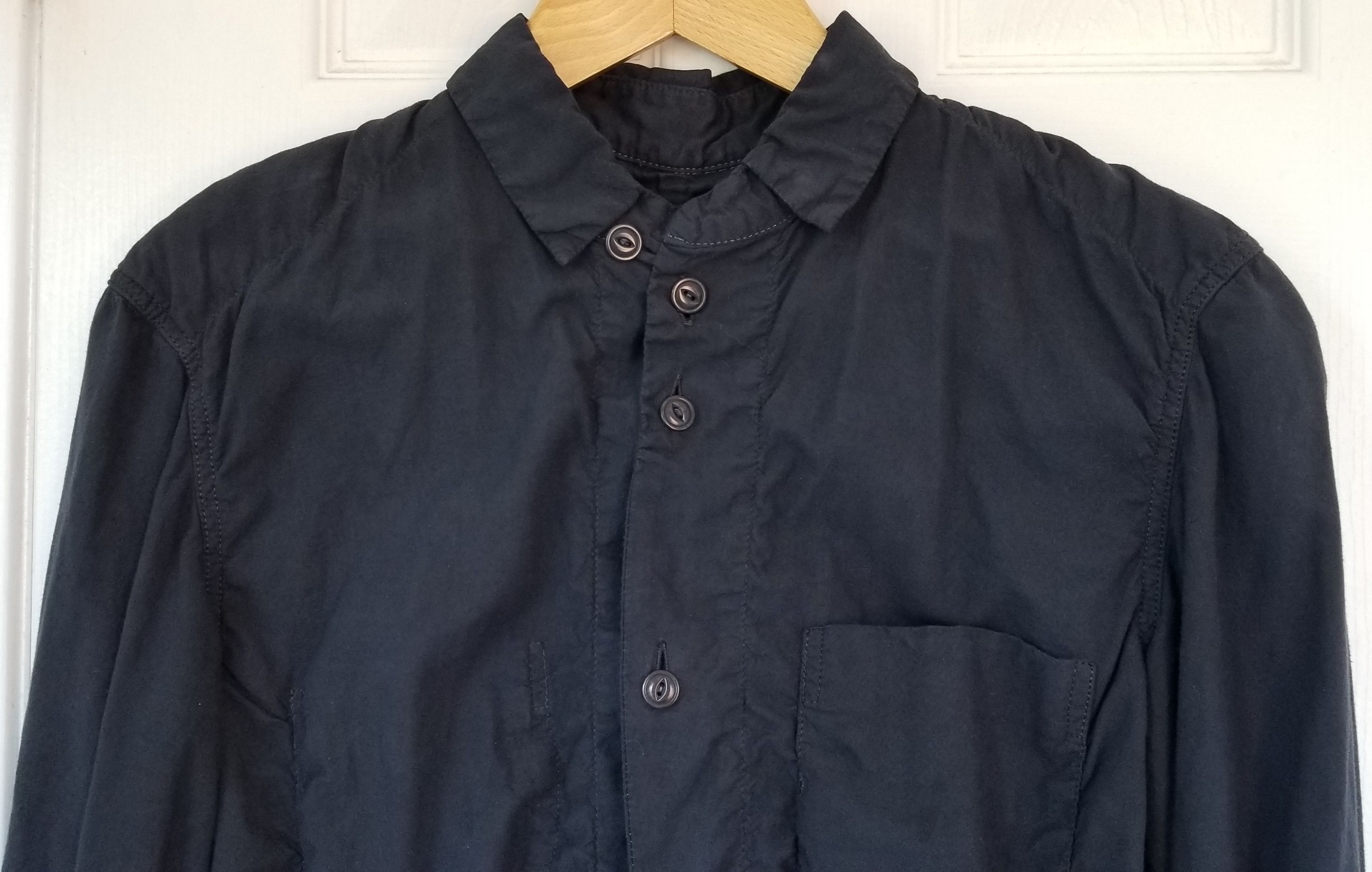 Takahiromiyashita The Soloist. The Soloist Black Garment-Dyed Ann D Shirt Number Nine Size US XS / EU 42 / 0 - 5 Thumbnail