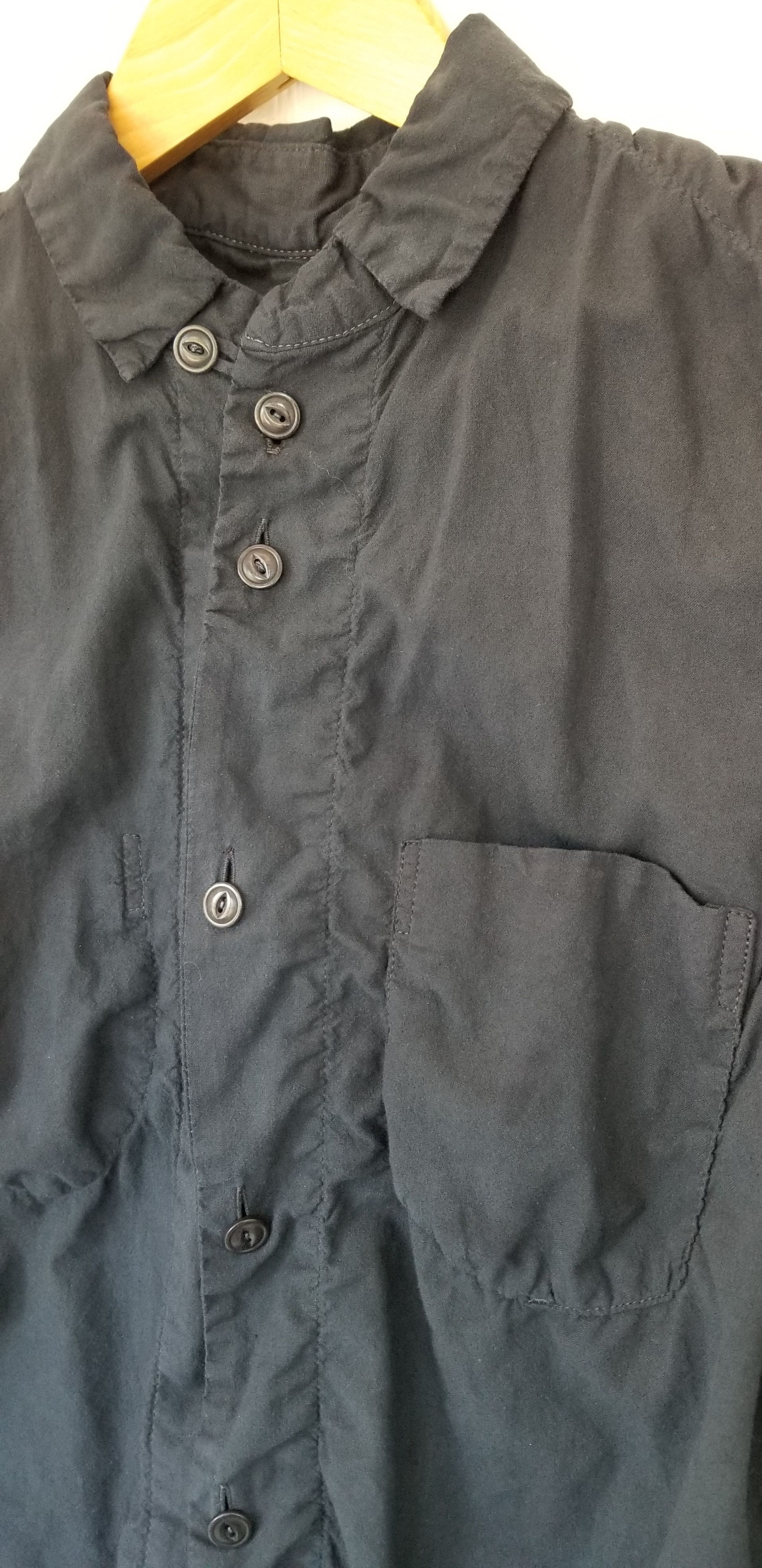 Takahiromiyashita The Soloist. The Soloist Black Garment-Dyed Ann D Shirt Number Nine Size US XS / EU 42 / 0 - 7 Thumbnail