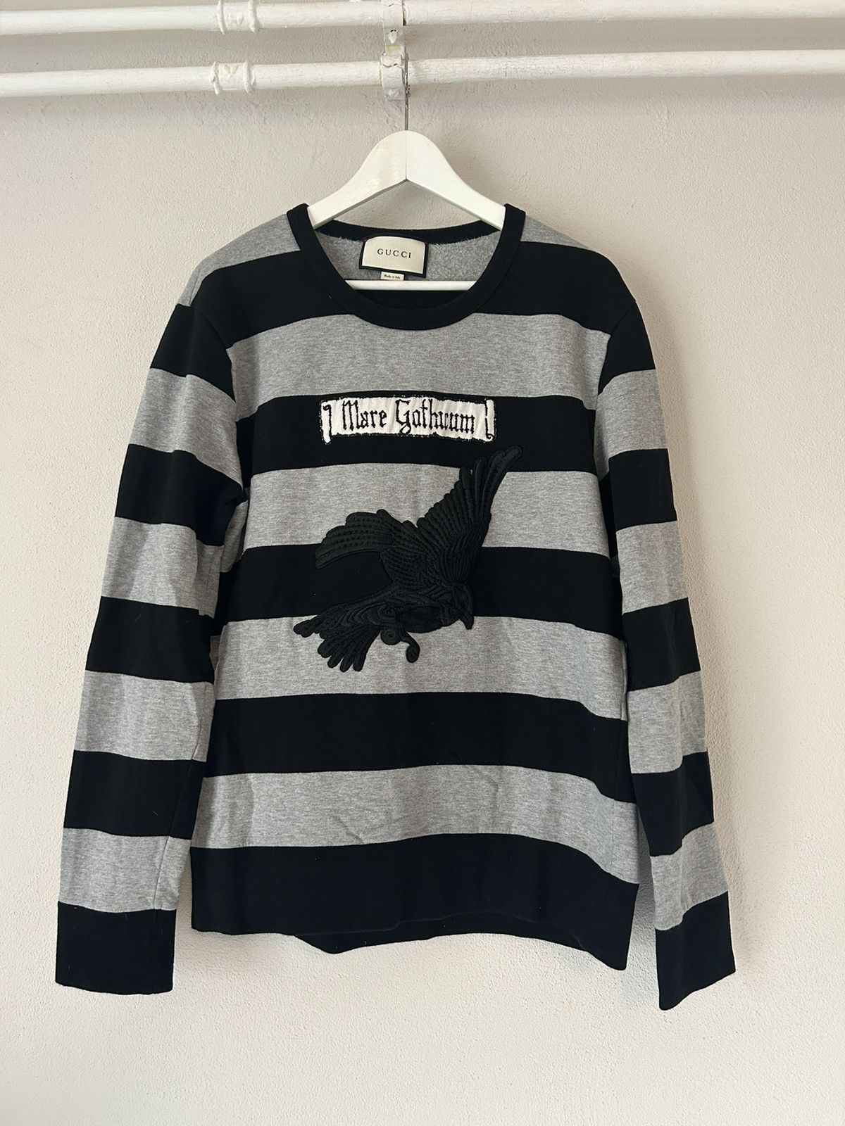 Gucci “Mare Gothicum” Striped Sweatshirt Size US XL / EU 56 / 4 - 2 Thumbnail
