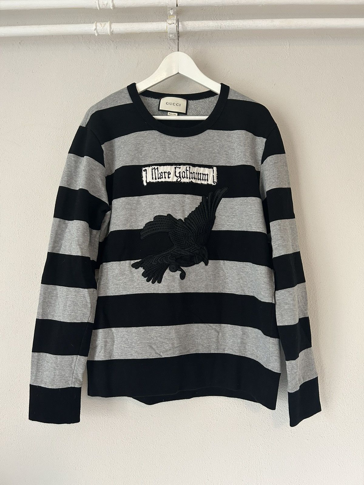 “Mare Gothicum” Striped Sweatshirt
