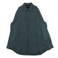Jacket Gray Cut Off Wool Long Sleeve