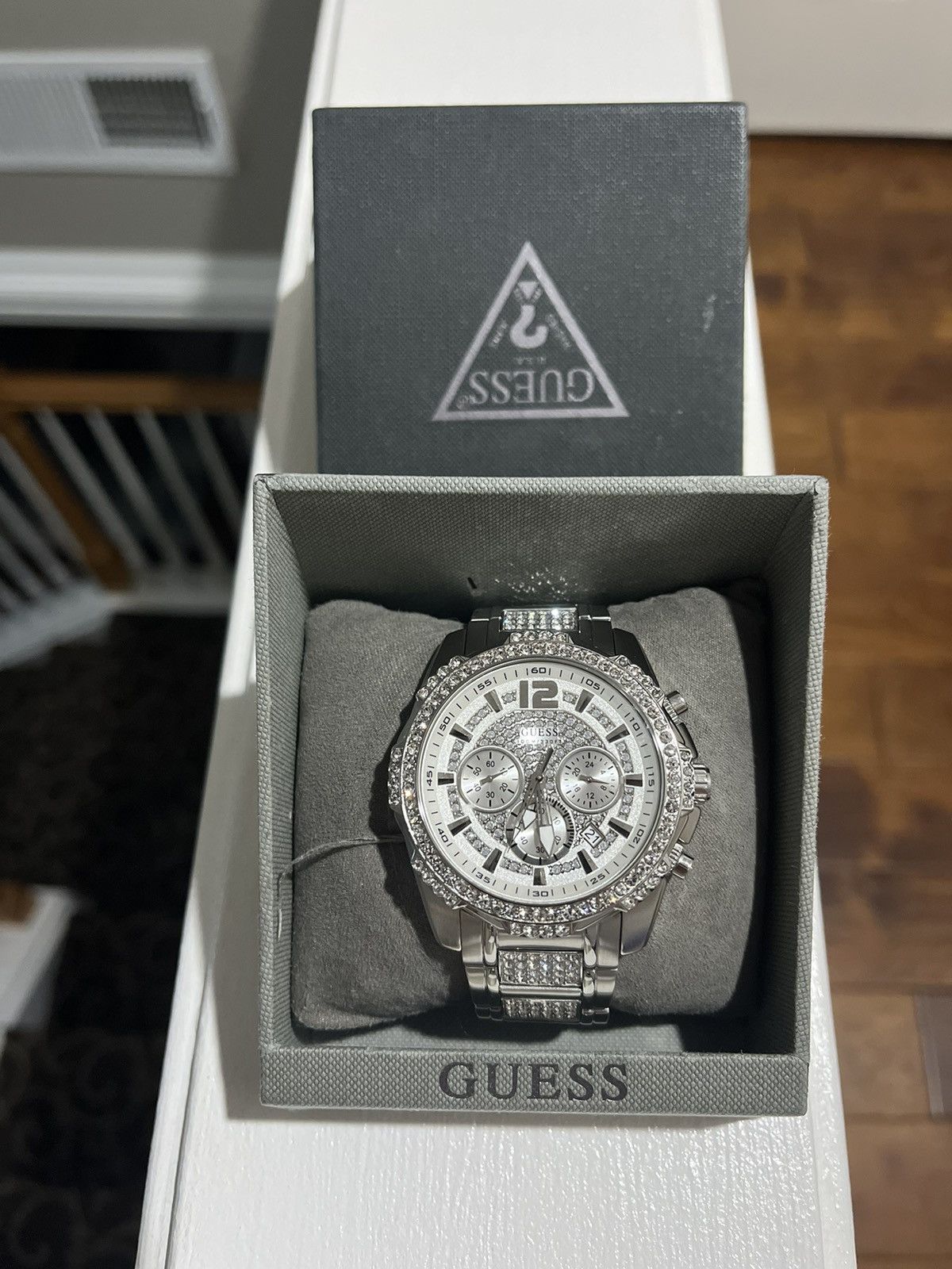 Guess Iced Out Guess Chronograph Watch | Grailed