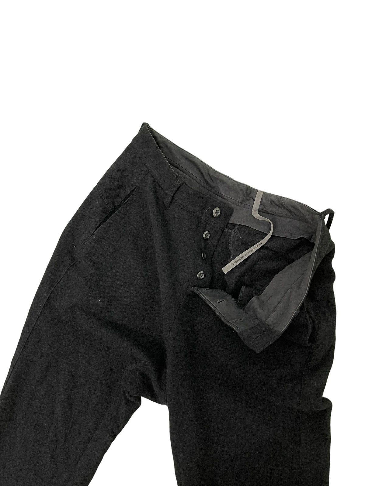 Kazuyuki Kumagai Attachment Wool Cashmere Pant Kazuyuki Kumagai Jodthpur Slim Leg 11🟦 Size US 33 - 9 Thumbnail