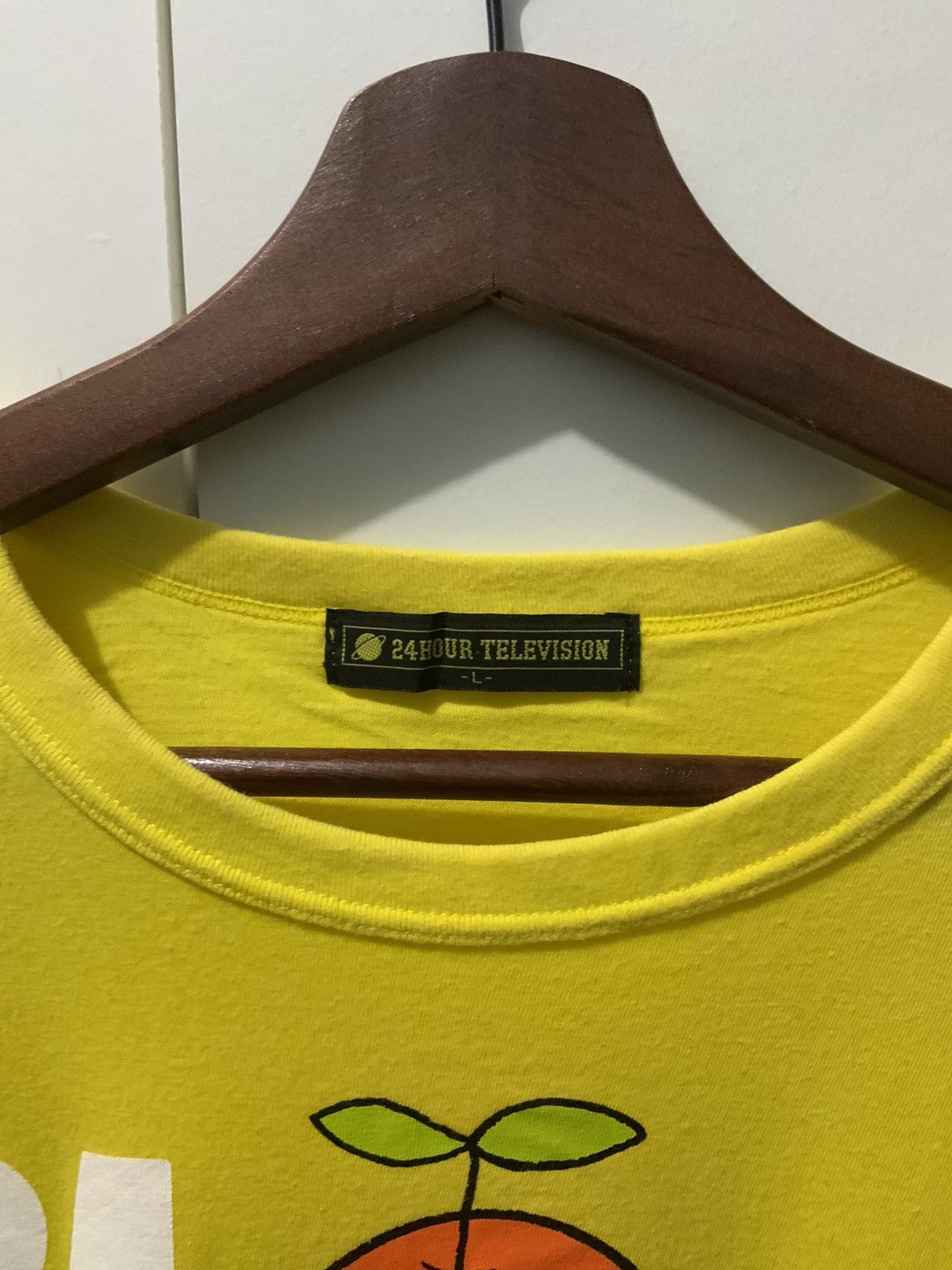 Japanese Brand Vintage Japan Made 35 24 Hour Television Tee Size US L / EU 52-54 / 3 - 9 Thumbnail