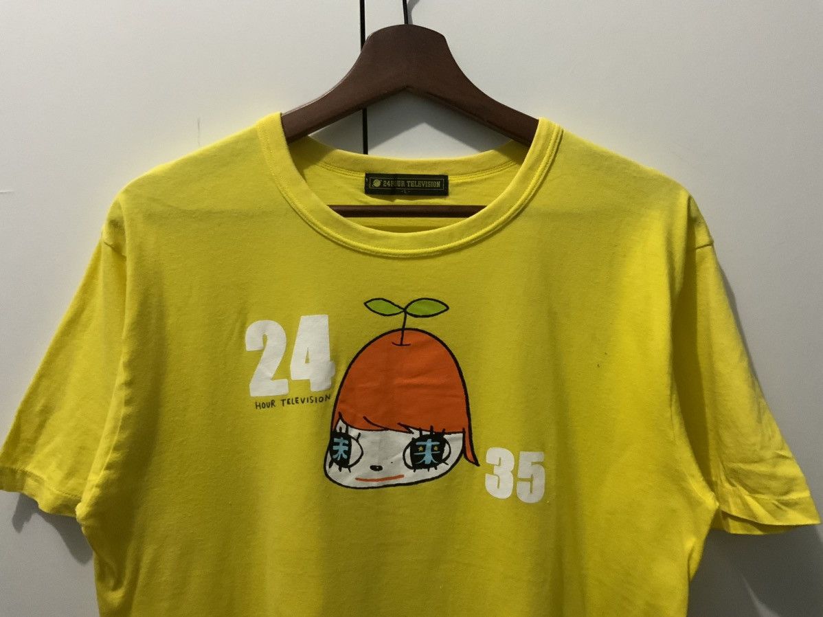Japanese Brand Vintage Japan Made 35 24 Hour Television Tee Size US L / EU 52-54 / 3 - 3 Thumbnail