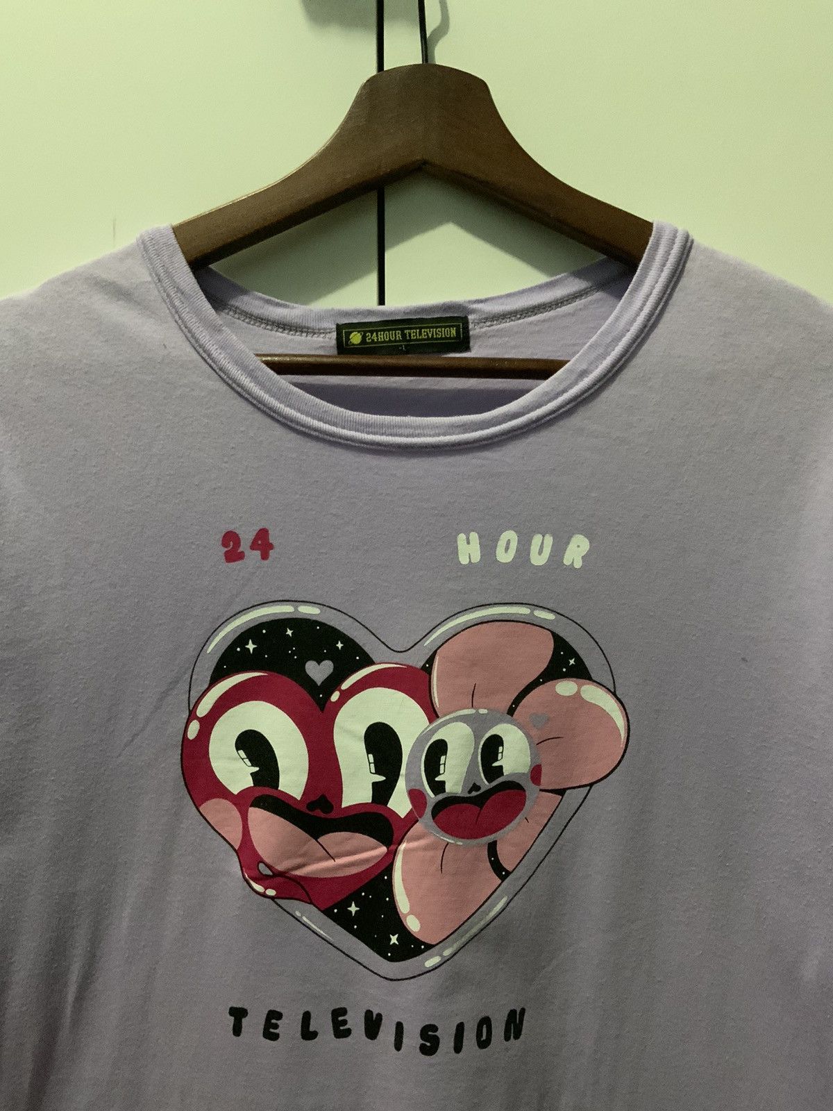 Japanese Brand Vintage 24 Hour Television Mukarami Japan Tee Size US L / EU 52-54 / 3 - 5 Thumbnail