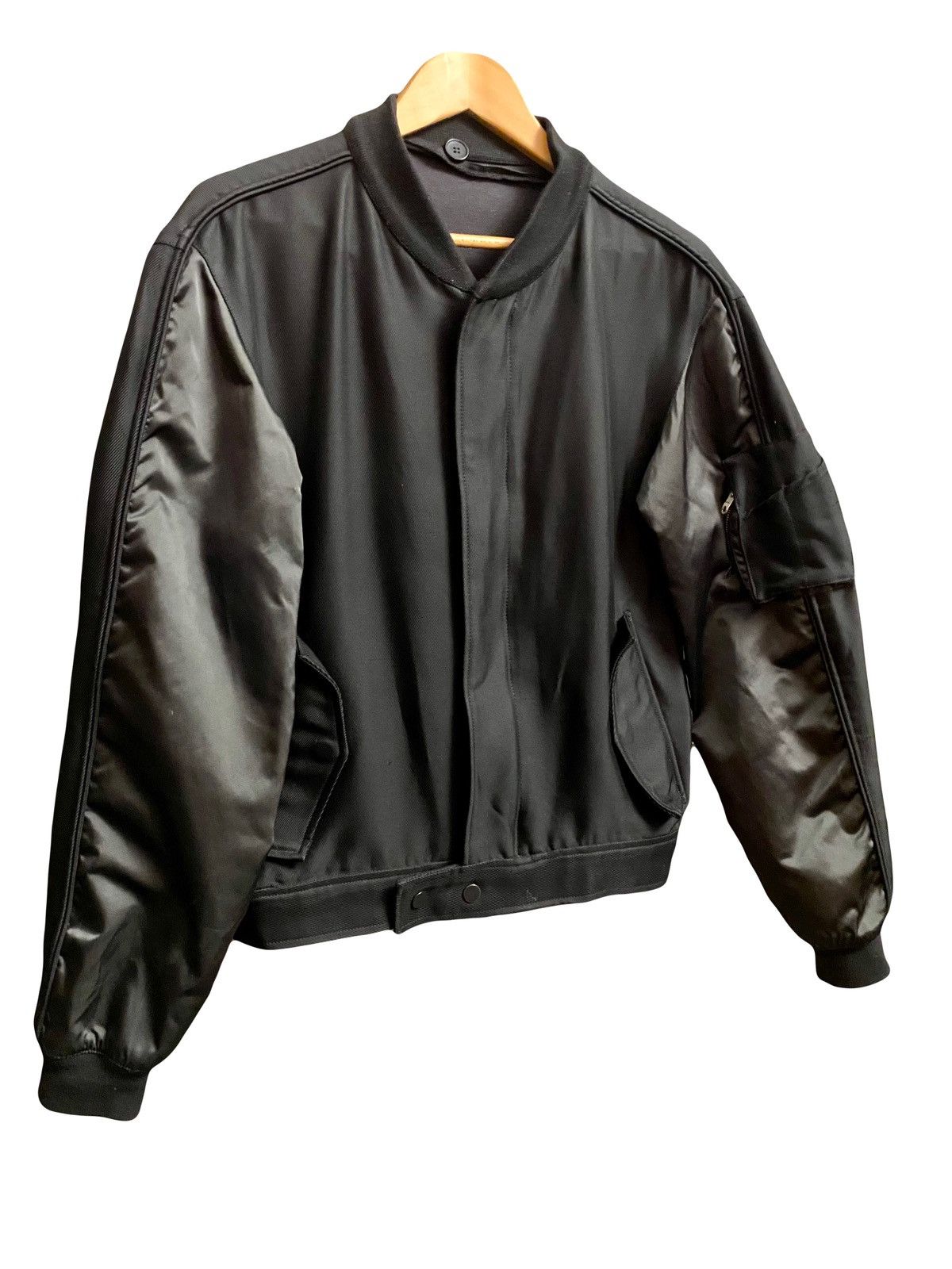 Balenciaga Balenciaga black bi material Bombers 50 fitted Size US M / EU 48-50 / 2 - 6 Thumbnail