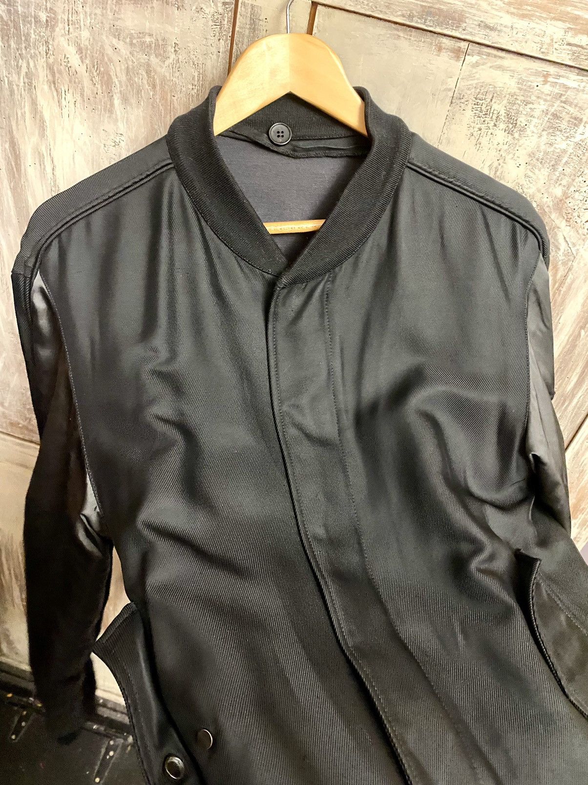 Balenciaga Balenciaga black bi material Bombers 50 fitted Size US M / EU 48-50 / 2 - 12 Thumbnail