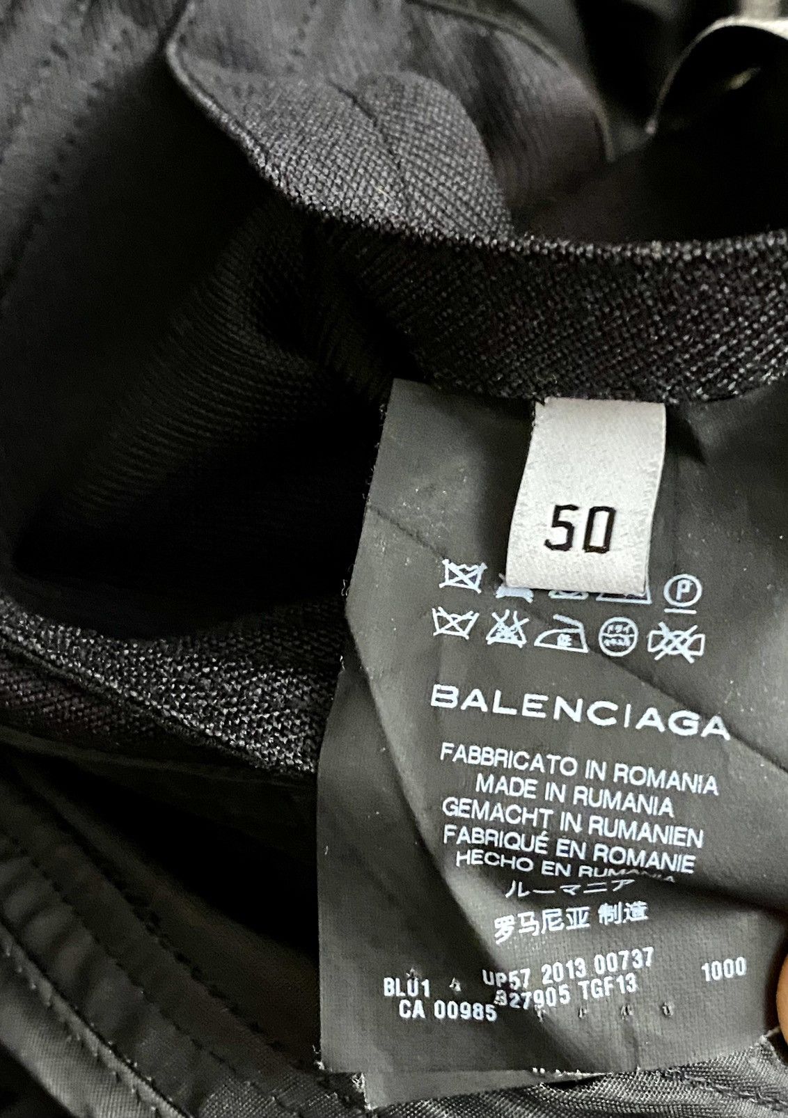 Balenciaga Balenciaga black bi material Bombers 50 fitted Size US M / EU 48-50 / 2 - 3 Thumbnail