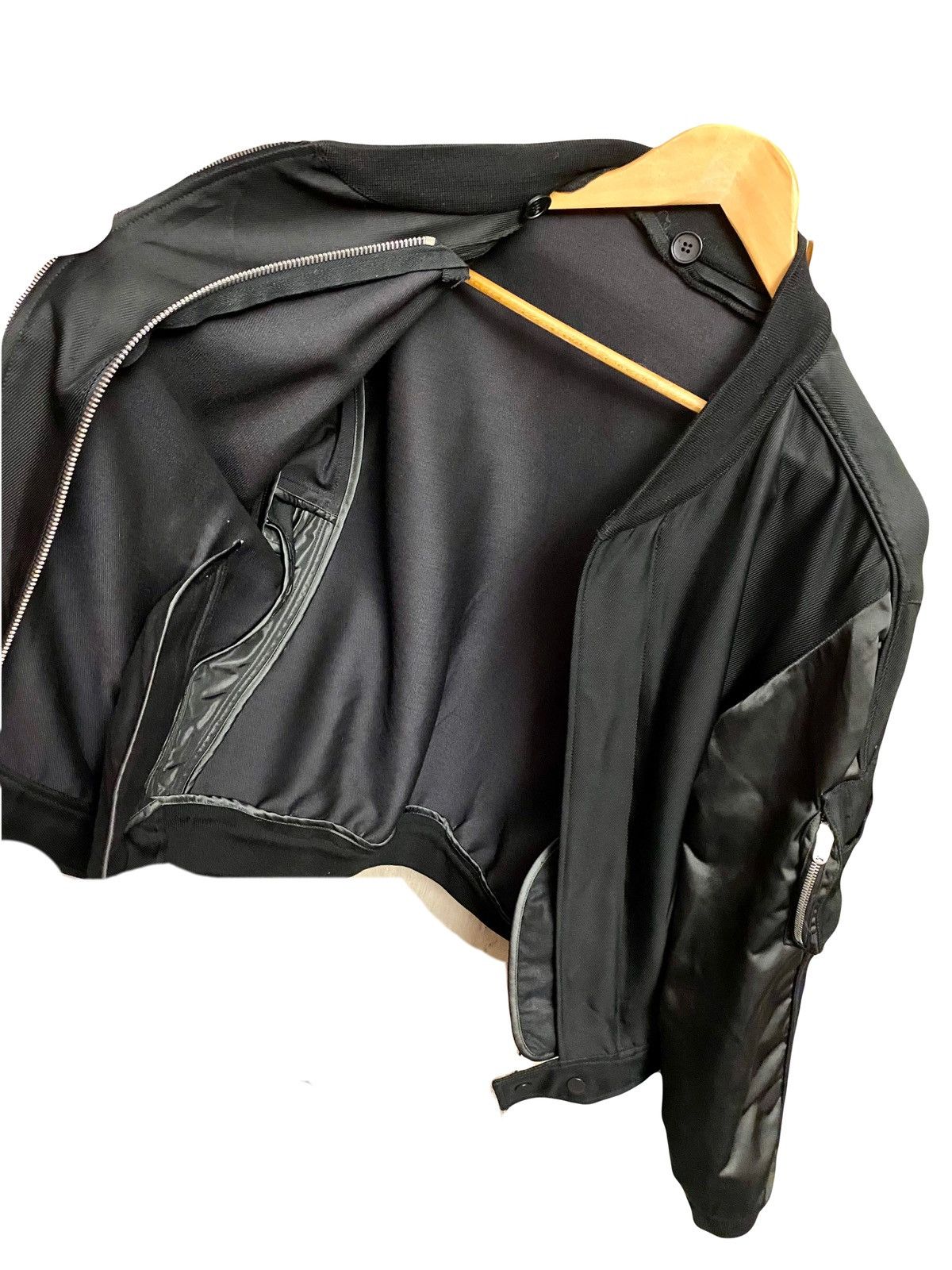 Balenciaga Balenciaga black bi material Bombers 50 fitted Size US M / EU 48-50 / 2 - 5 Thumbnail