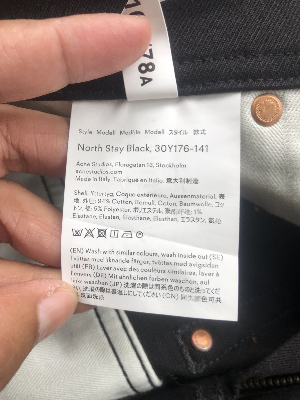 Acne Studios Acne Studios Skinny Jeans Size US 29 - 16 Thumbnail
