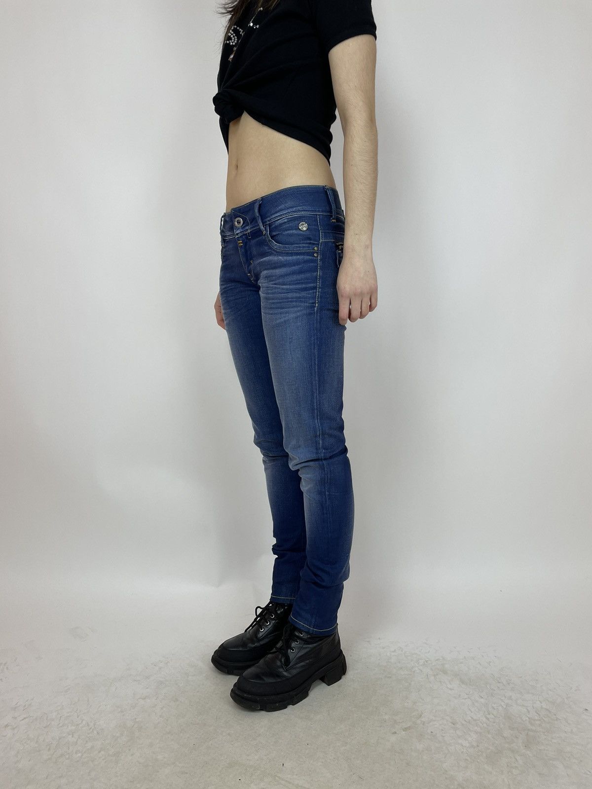 G-Star G-star RAW ROYCE SKINNY Womens blue jeans size 27x34 Size 27" / US 4 / IT 40 - 5 Thumbnail