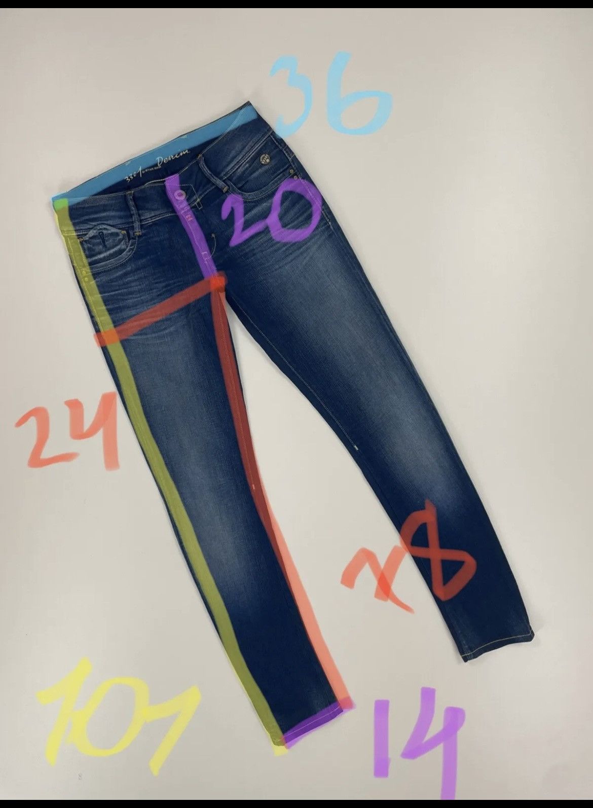 G-Star G-star RAW ROYCE SKINNY Womens blue jeans size 27x34 Size 27" / US 4 / IT 40 - 12 Thumbnail