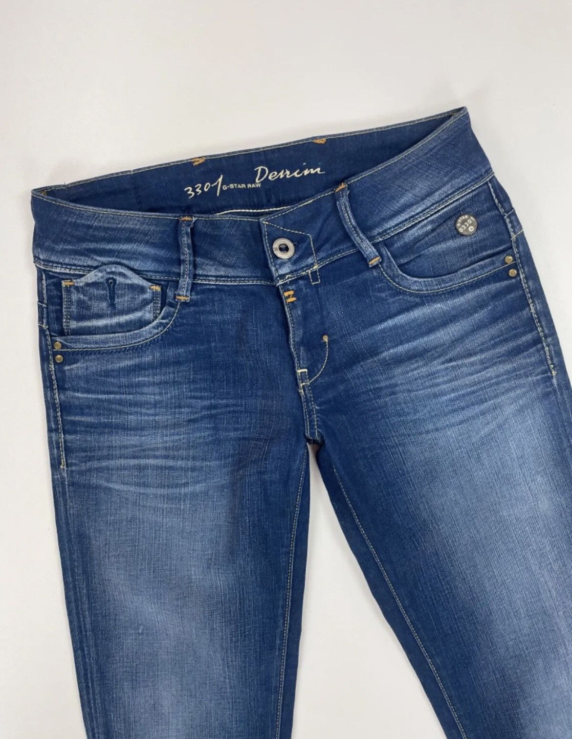 G-Star G-star RAW ROYCE SKINNY Womens blue jeans size 27x34 Size 27" / US 4 / IT 40 - 7 Thumbnail