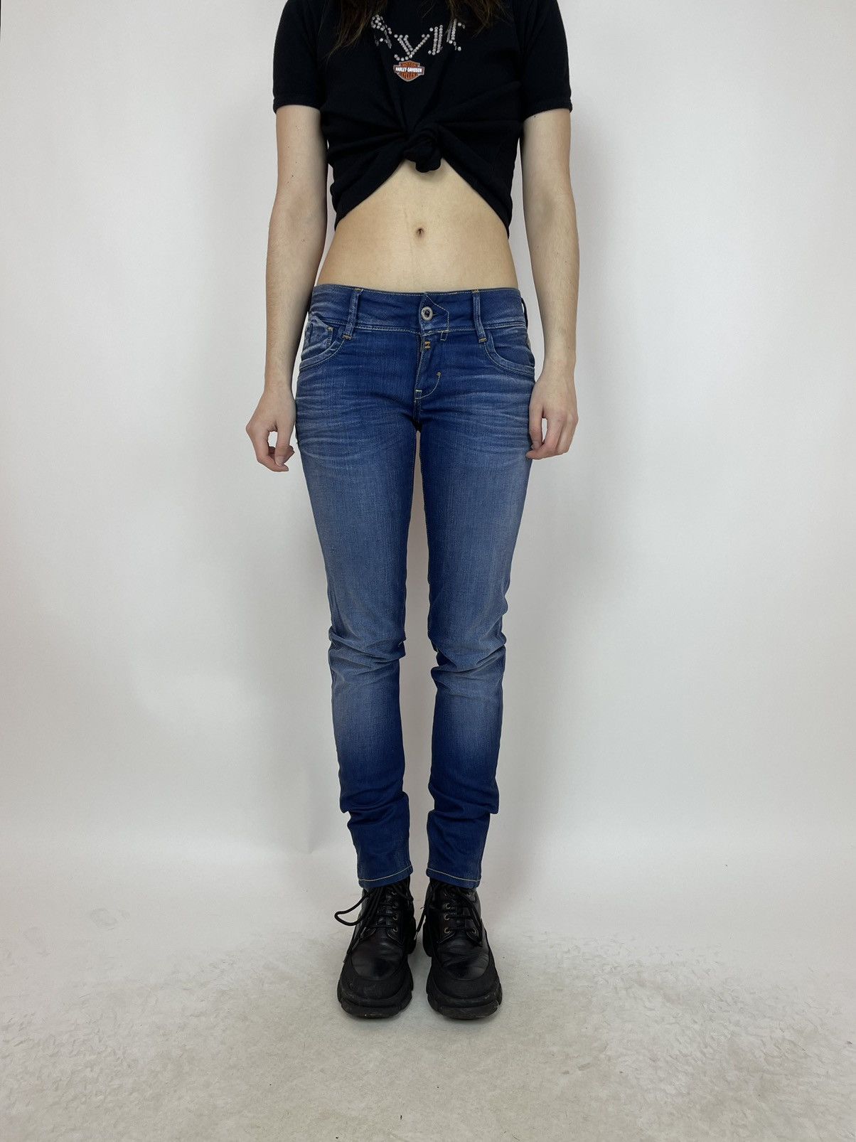 G-Star G-star RAW ROYCE SKINNY Womens blue jeans size 27x34 Size 27" / US 4 / IT 40 - 1 Thumbnail