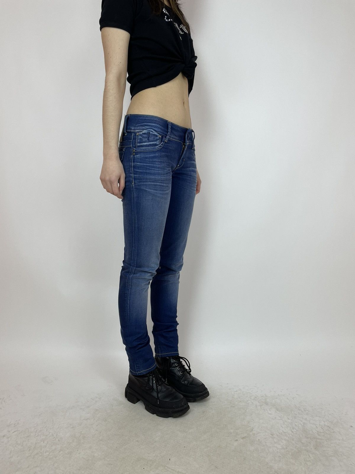 G-Star G-star RAW ROYCE SKINNY Womens blue jeans size 27x34 Size 27" / US 4 / IT 40 - 6 Thumbnail