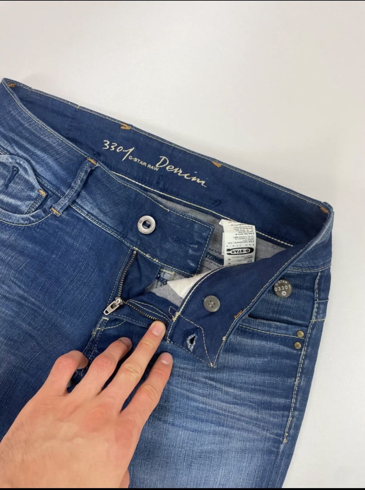 G-Star G-star RAW ROYCE SKINNY Womens blue jeans size 27x34 Size 27" / US 4 / IT 40 - 9 Thumbnail