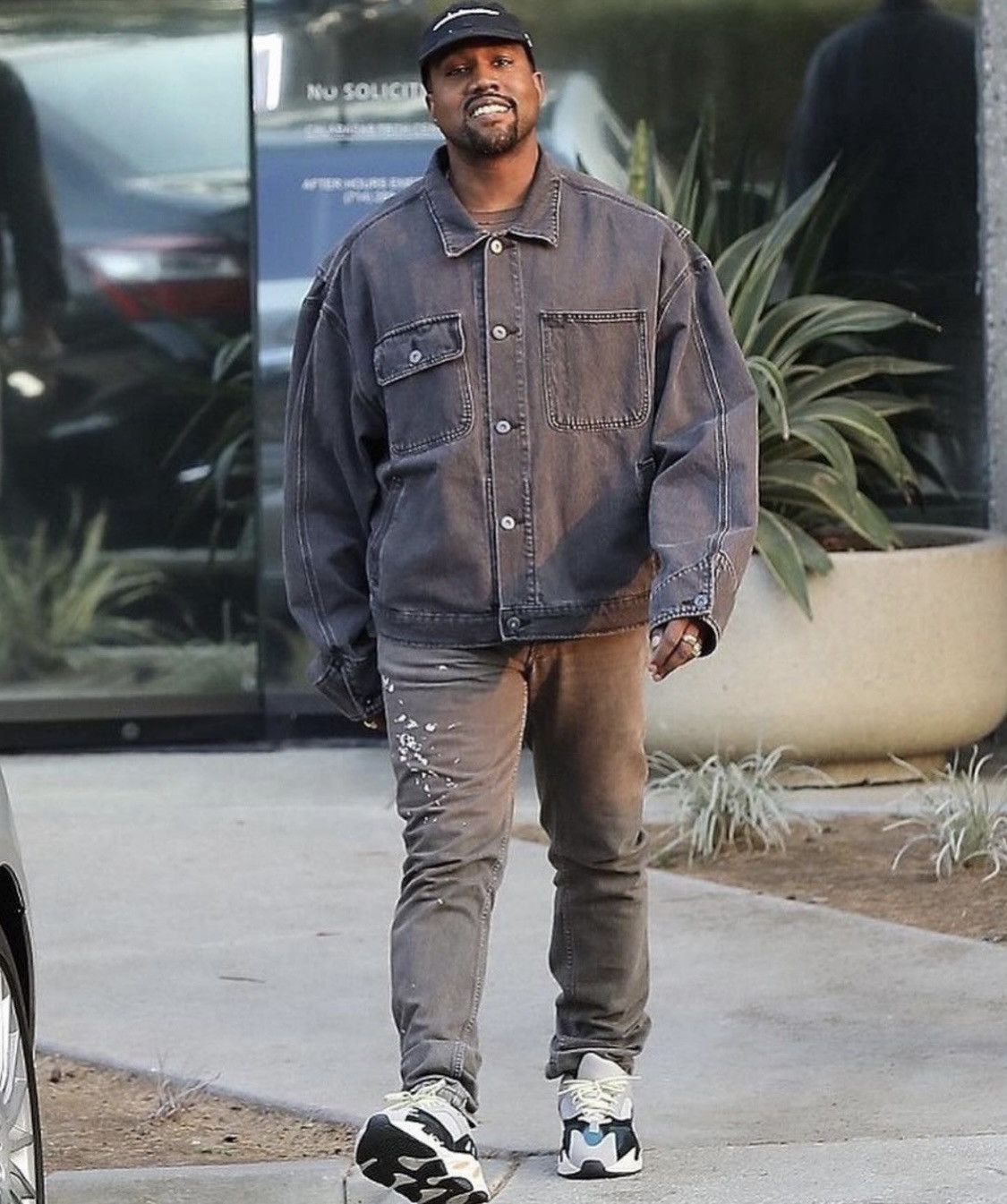 Yeezy season 5 hot sale denim jacket