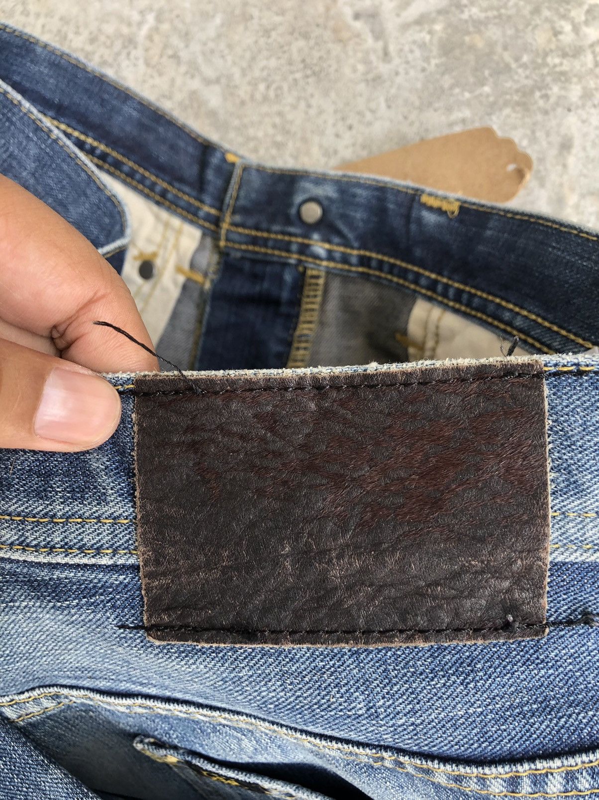 Lee Lee Riders x Beams Flared Jeans Distressed Jeans Size US 33 - 22 Thumbnail
