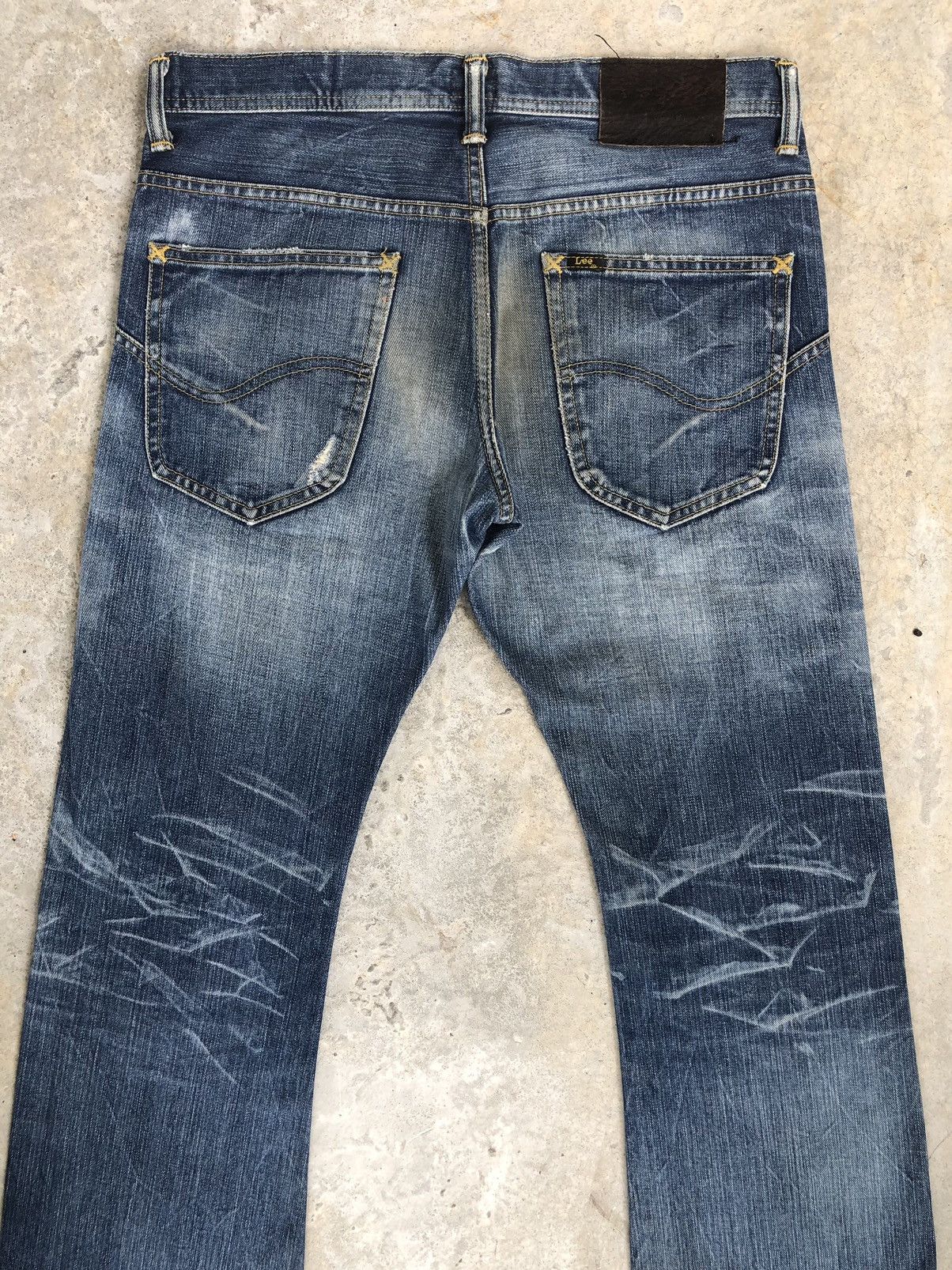 Lee Lee Riders x Beams Flared Jeans Distressed Jeans Size US 33 - 10 Thumbnail