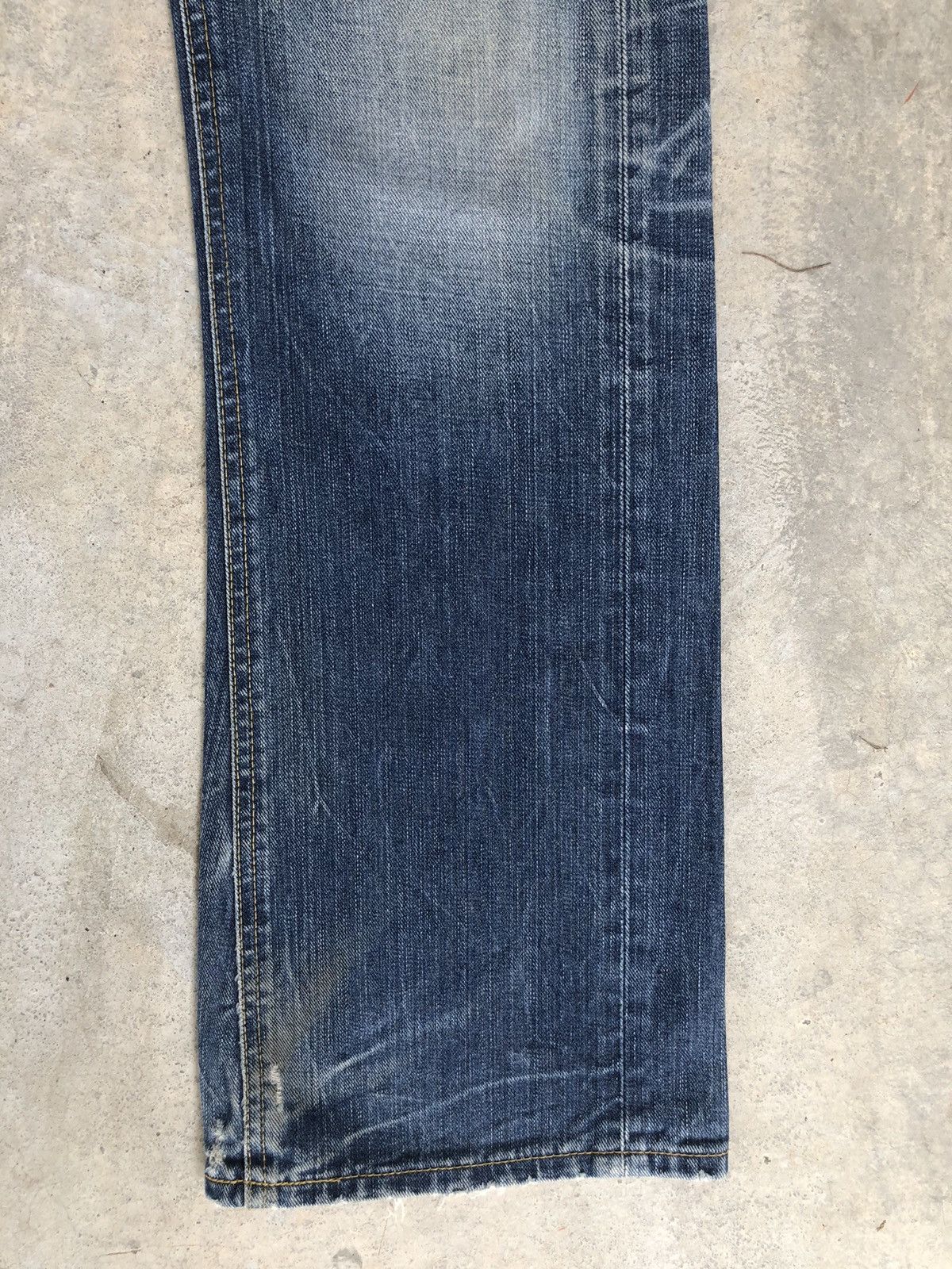 Lee Lee Riders x Beams Flared Jeans Distressed Jeans Size US 33 - 9 Thumbnail