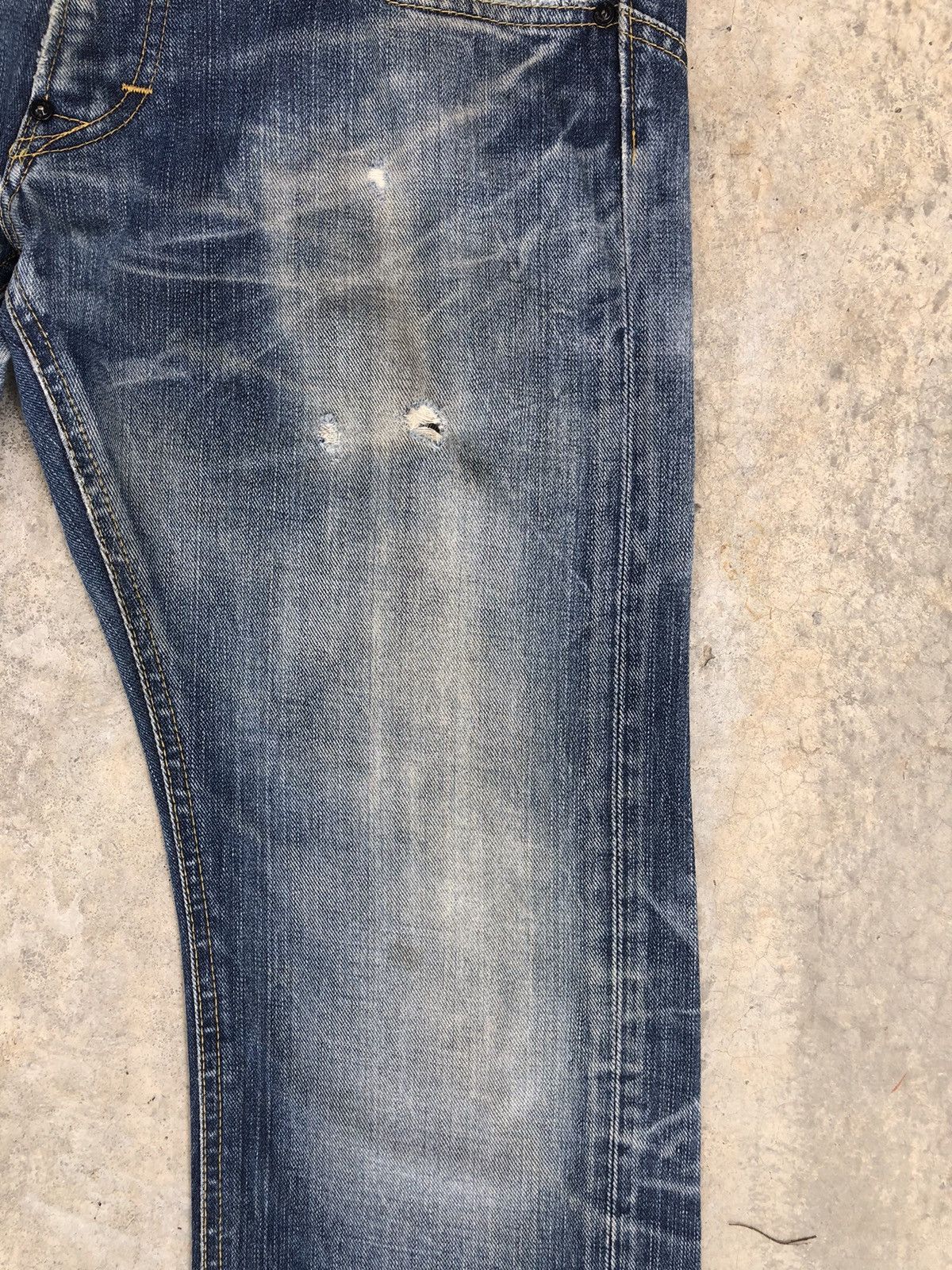 Lee Lee Riders x Beams Flared Jeans Distressed Jeans Size US 33 - 7 Thumbnail