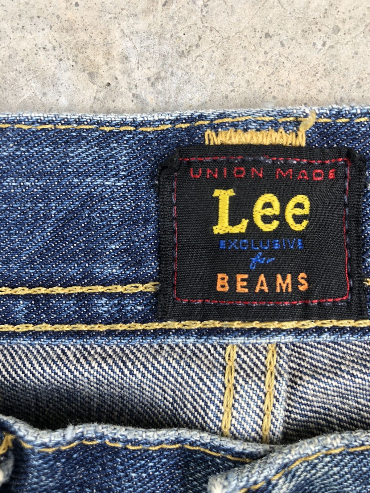 Lee Lee Riders x Beams Flared Jeans Distressed Jeans Size US 33 - 20 Thumbnail