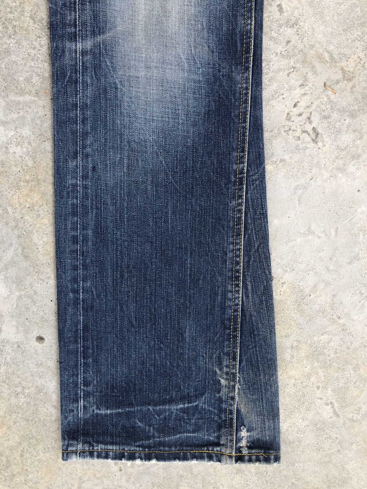 Lee Lee Riders x Beams Flared Jeans Distressed Jeans Size US 33 - 8 Thumbnail
