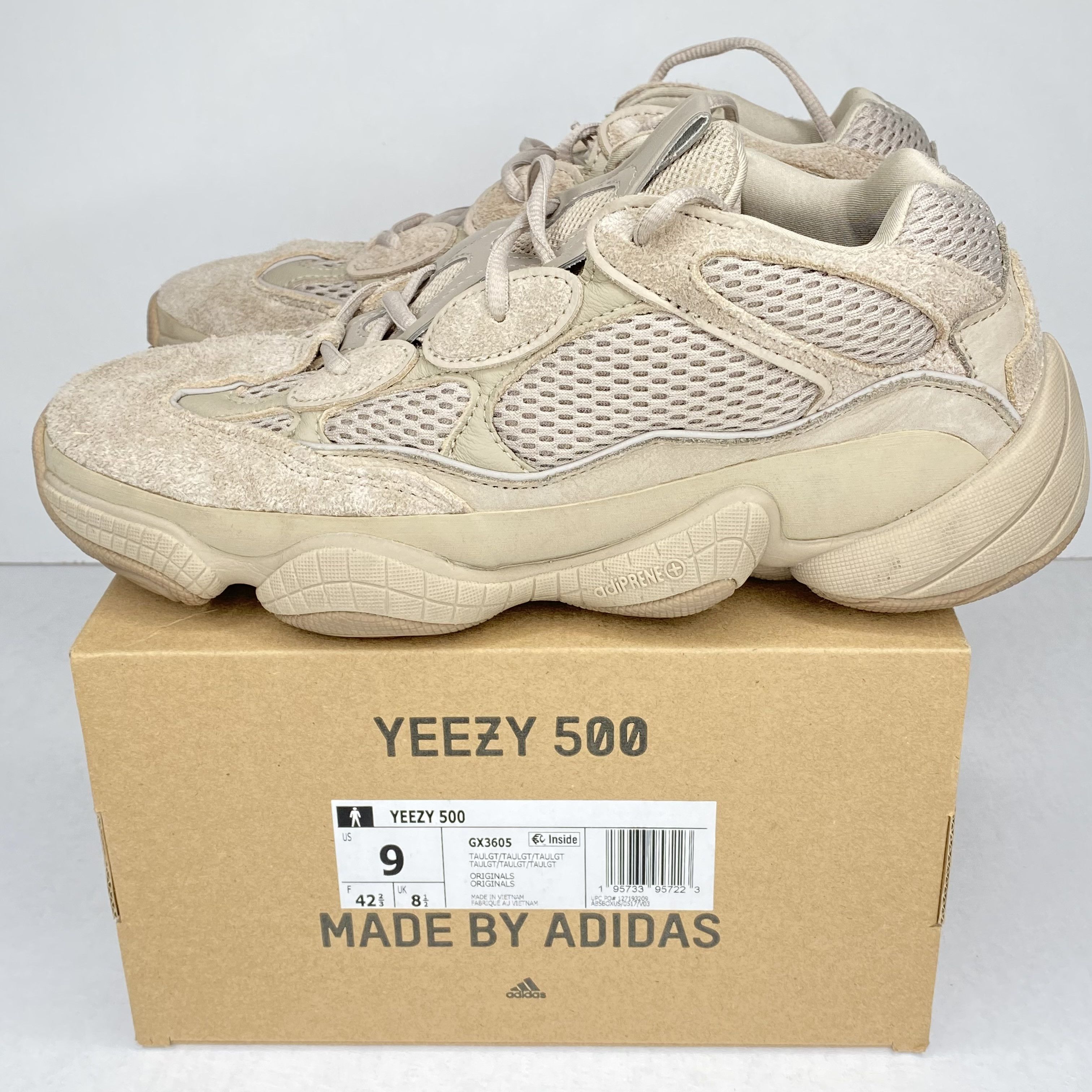 Adidas Adidas Yeezy 500 Taupe Light Size US 9 / EU 42 - 1 Thumbnail