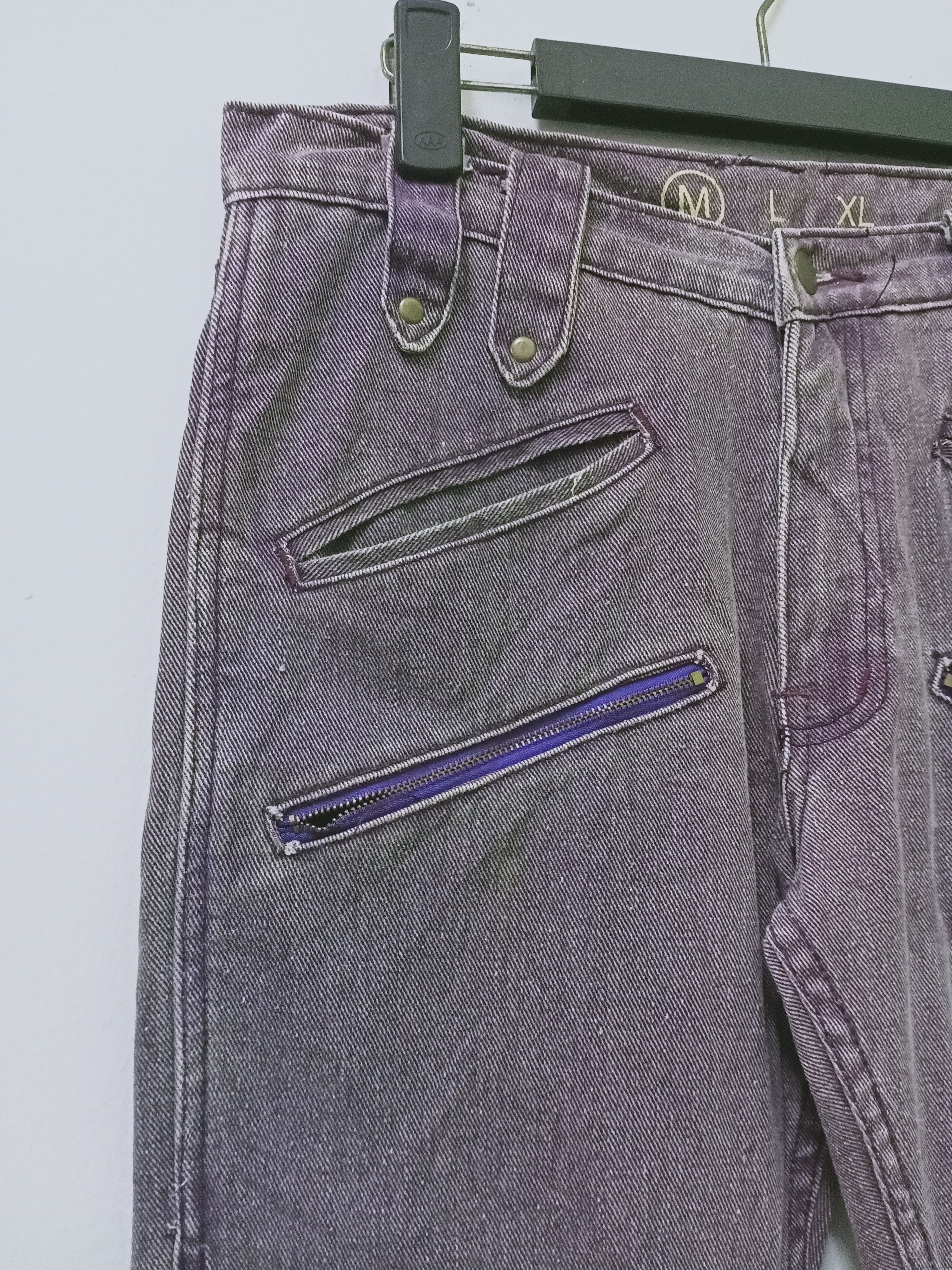 Japanese Brand Luv Gun Clothing Punk Bondage Denim Jeans Size US 31 - 4 Thumbnail