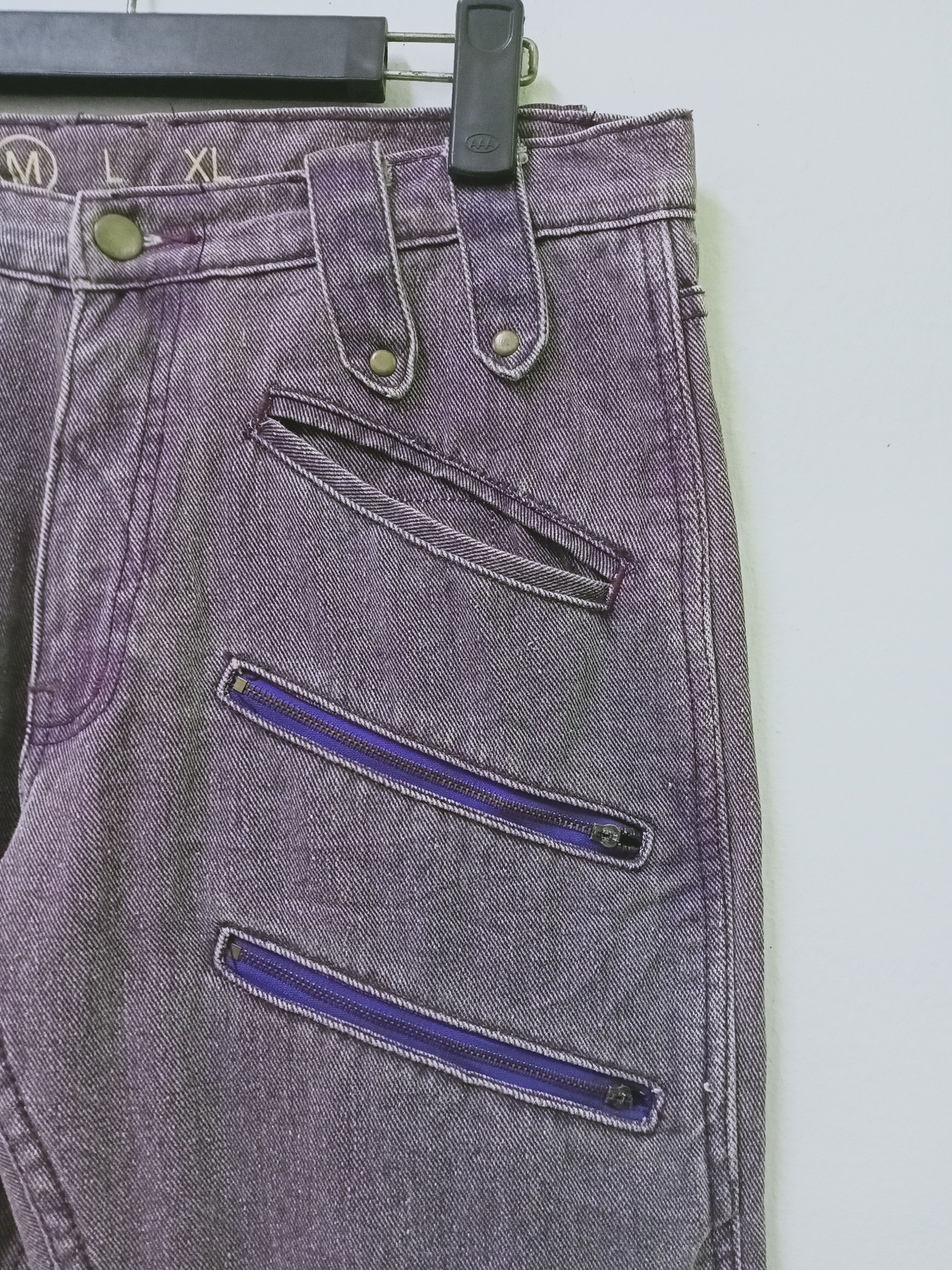 Japanese Brand Luv Gun Clothing Punk Bondage Denim Jeans Size US 31 - 5 Thumbnail