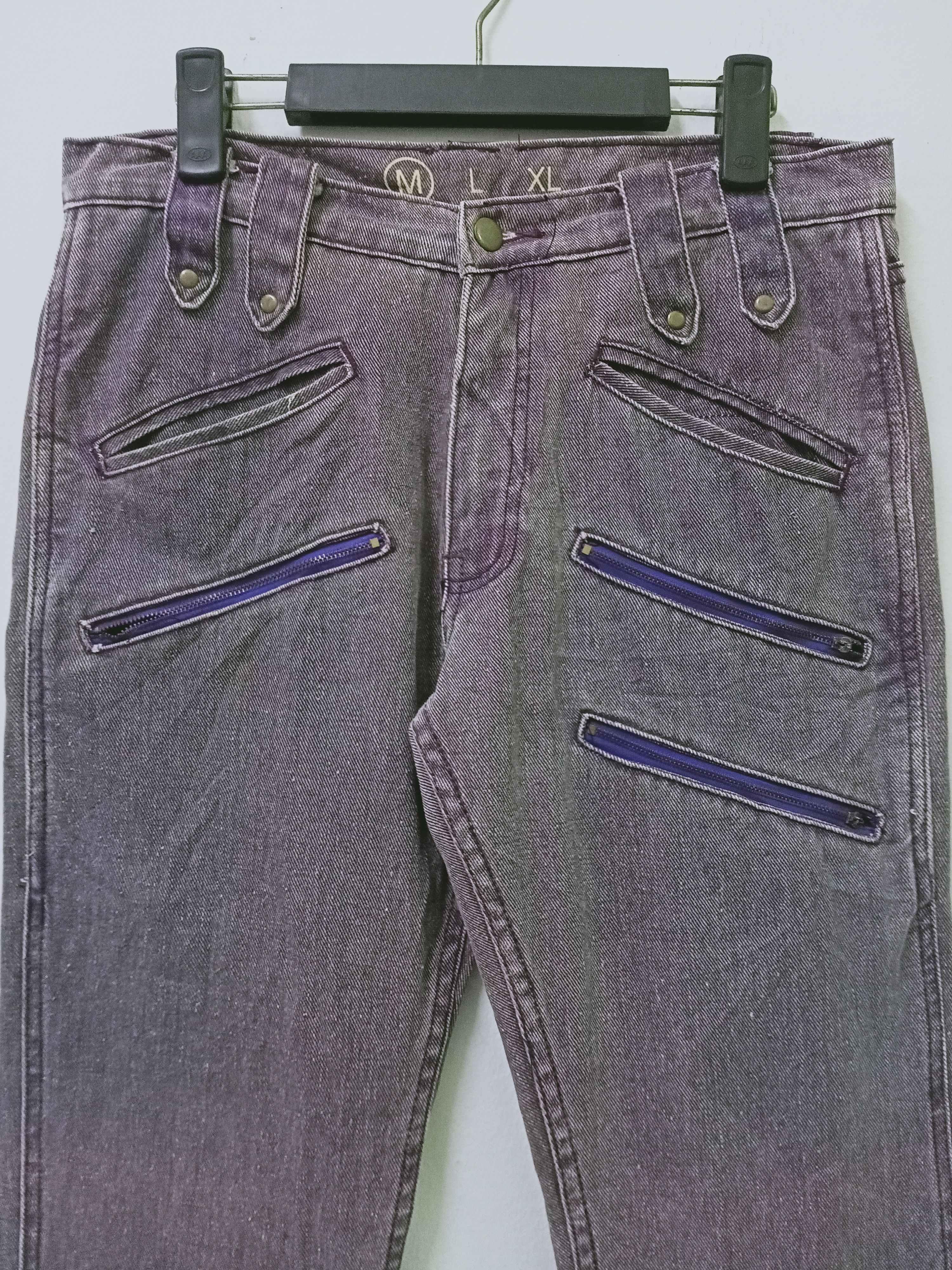 Japanese Brand Luv Gun Clothing Punk Bondage Denim Jeans Size US 31 - 2 Thumbnail